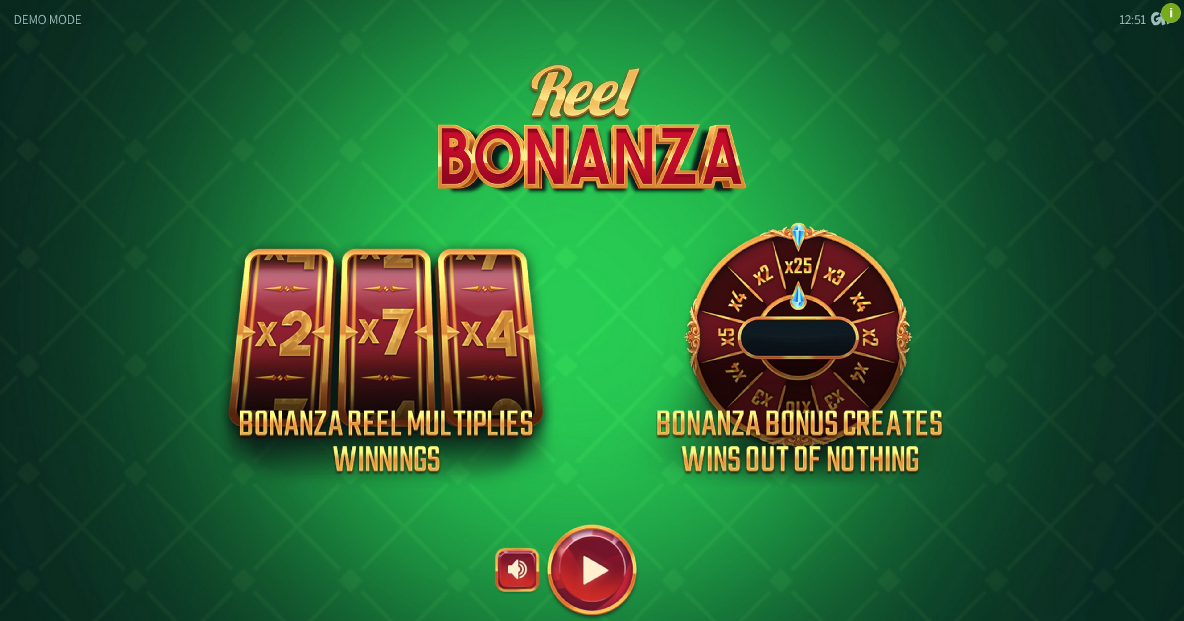 Play Reel Bonanza Free Casino Slot Game by Golden Hero