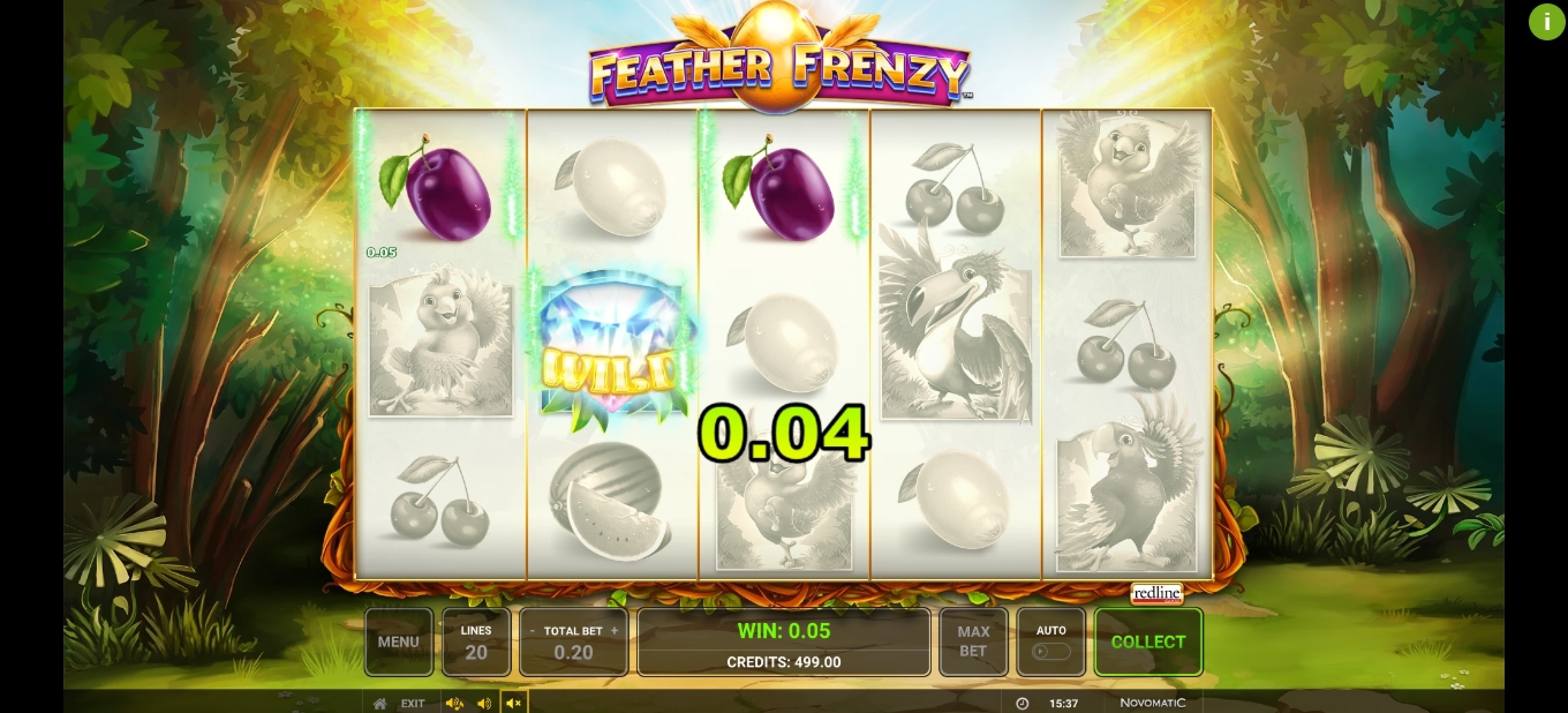 Win Money in Feather Frenzy Free Slot Game by Greentube