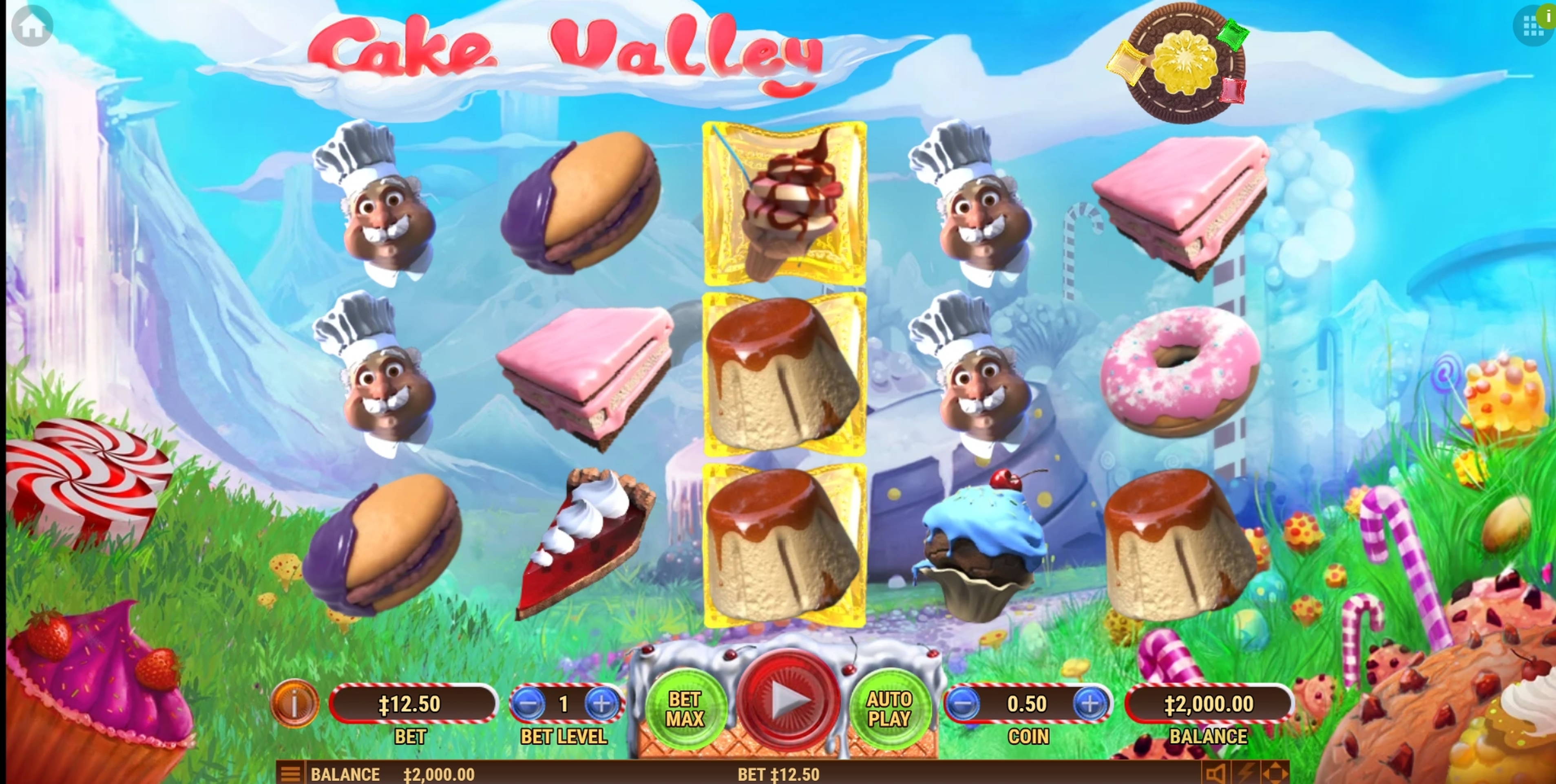 Reels in Cake Valley Slot Game by Habanero