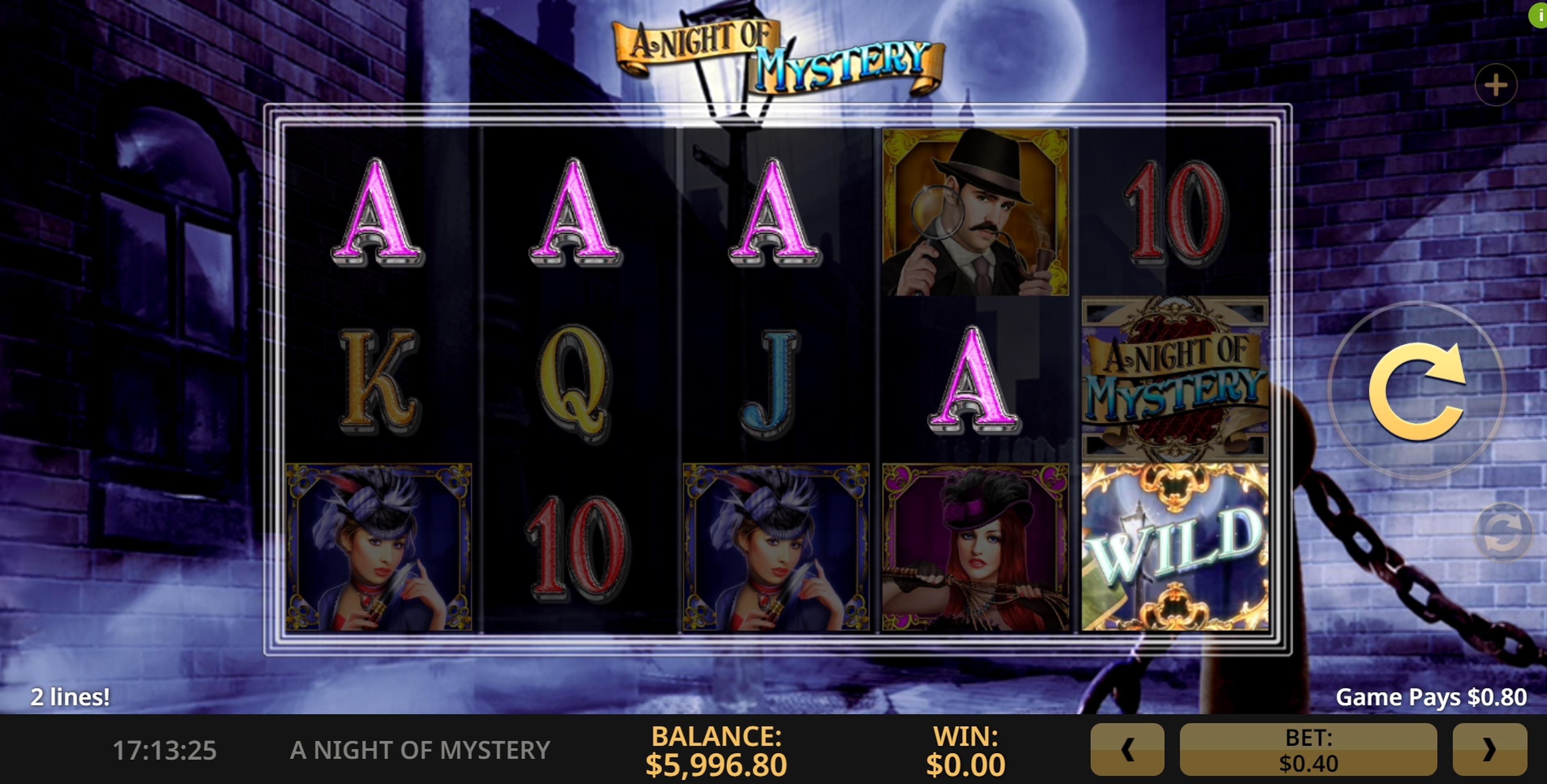 Win Money in A Night of Mystery Free Slot Game by High 5 Games