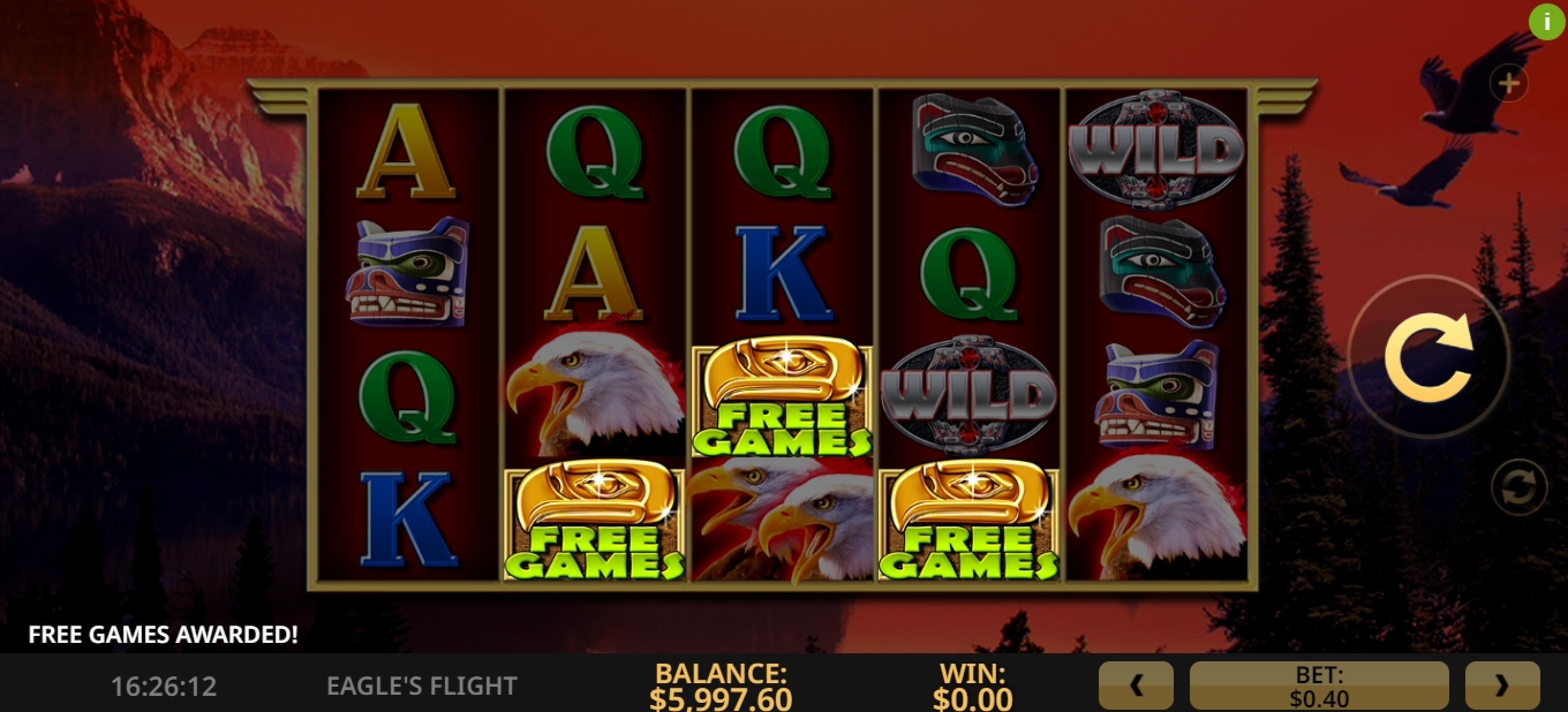 Win Money in Eagles' Flight Free Slot Game by High 5 Games
