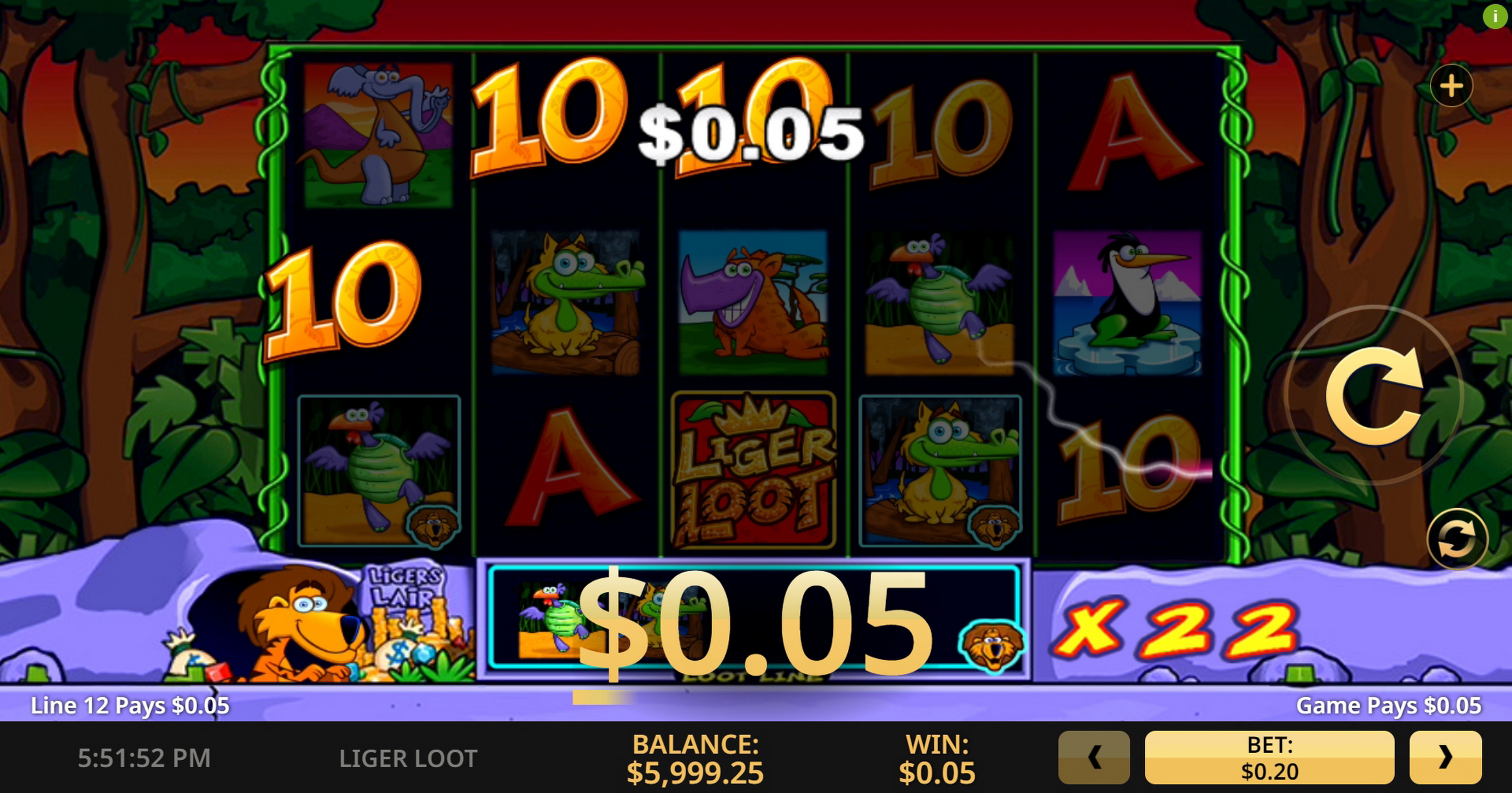 Win Money in Liger Loot Free Slot Game by High 5 Games