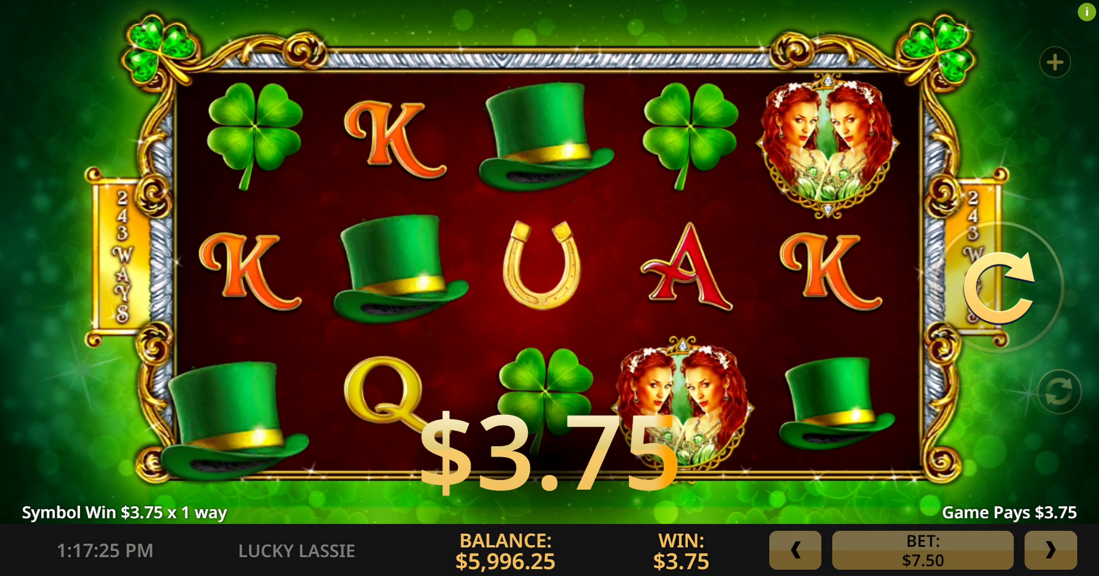 Win Money in Lucky Lassie Free Slot Game by High 5 Games