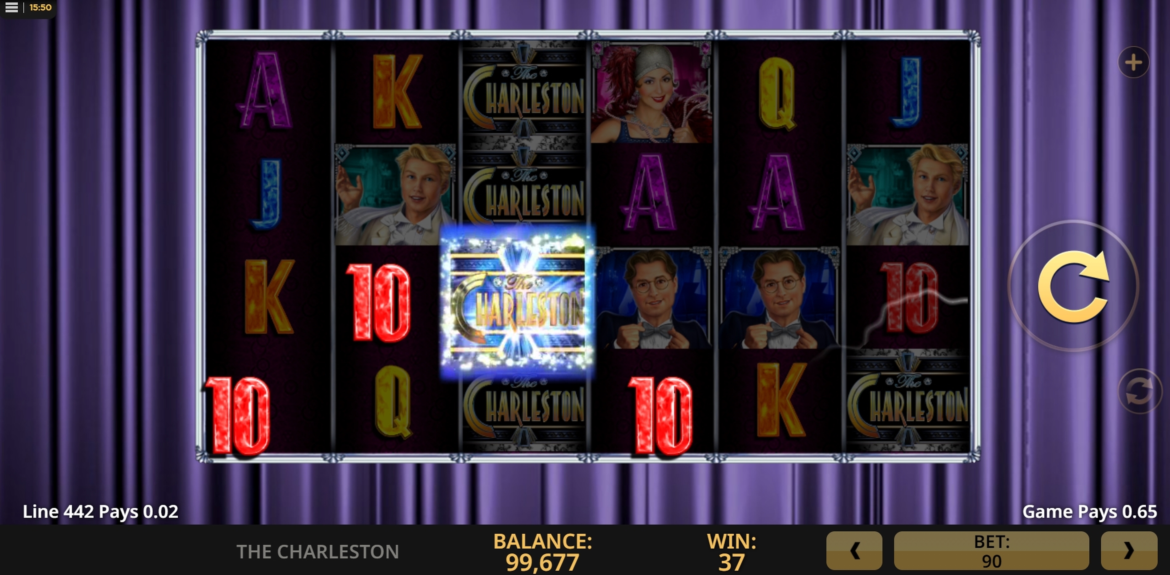 Win Money in The Charleston Free Slot Game by High 5 Games