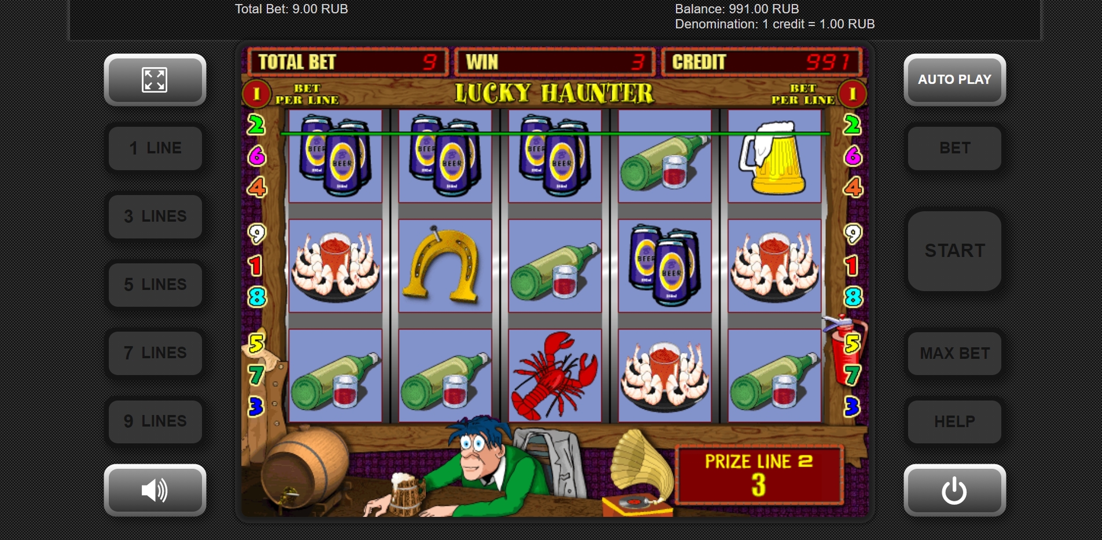 Win Money in Lucky Haunter Free Slot Game by Igrosoft