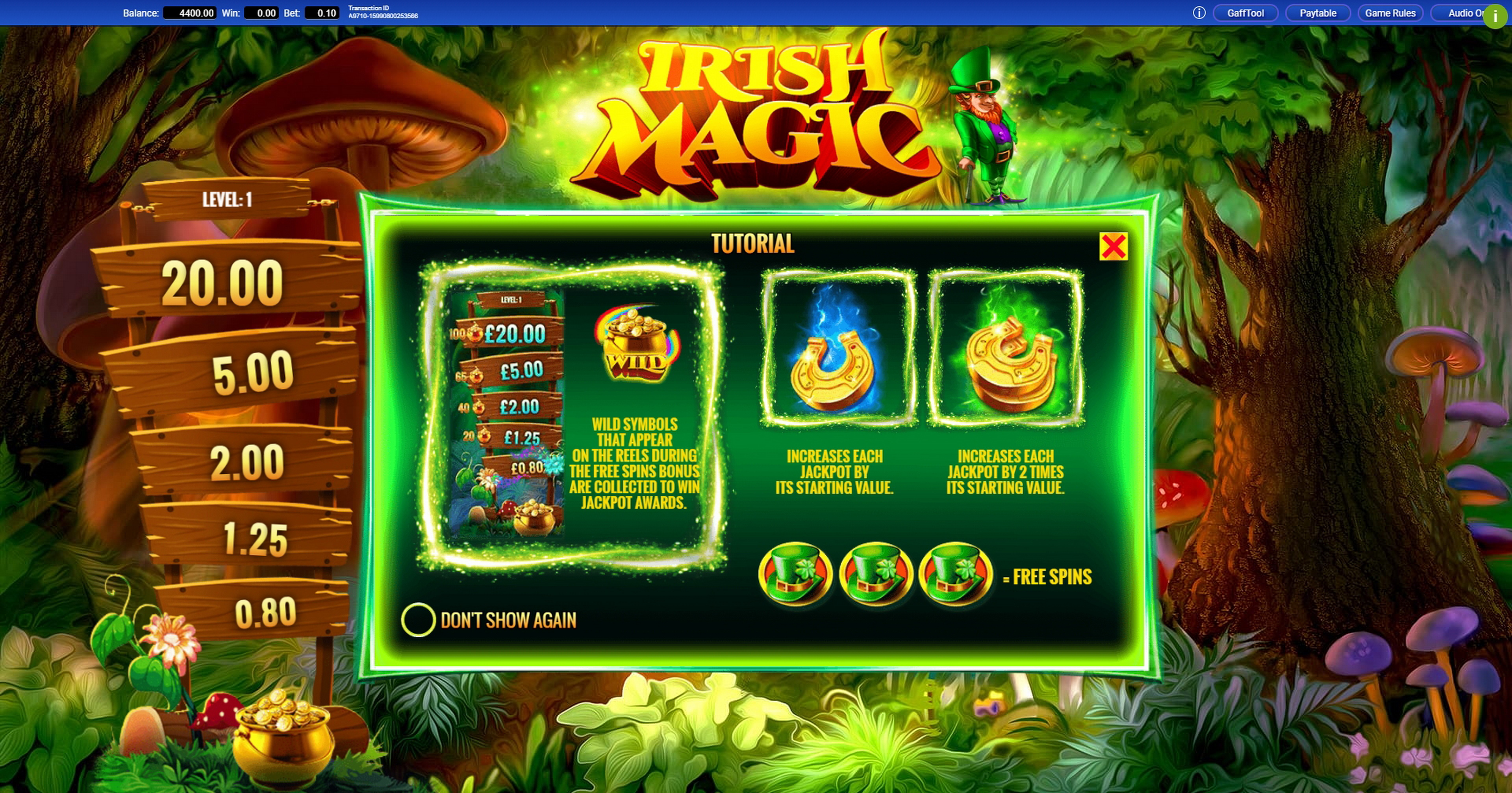 Play Irish Magic Free Casino Slot Game by IGT
