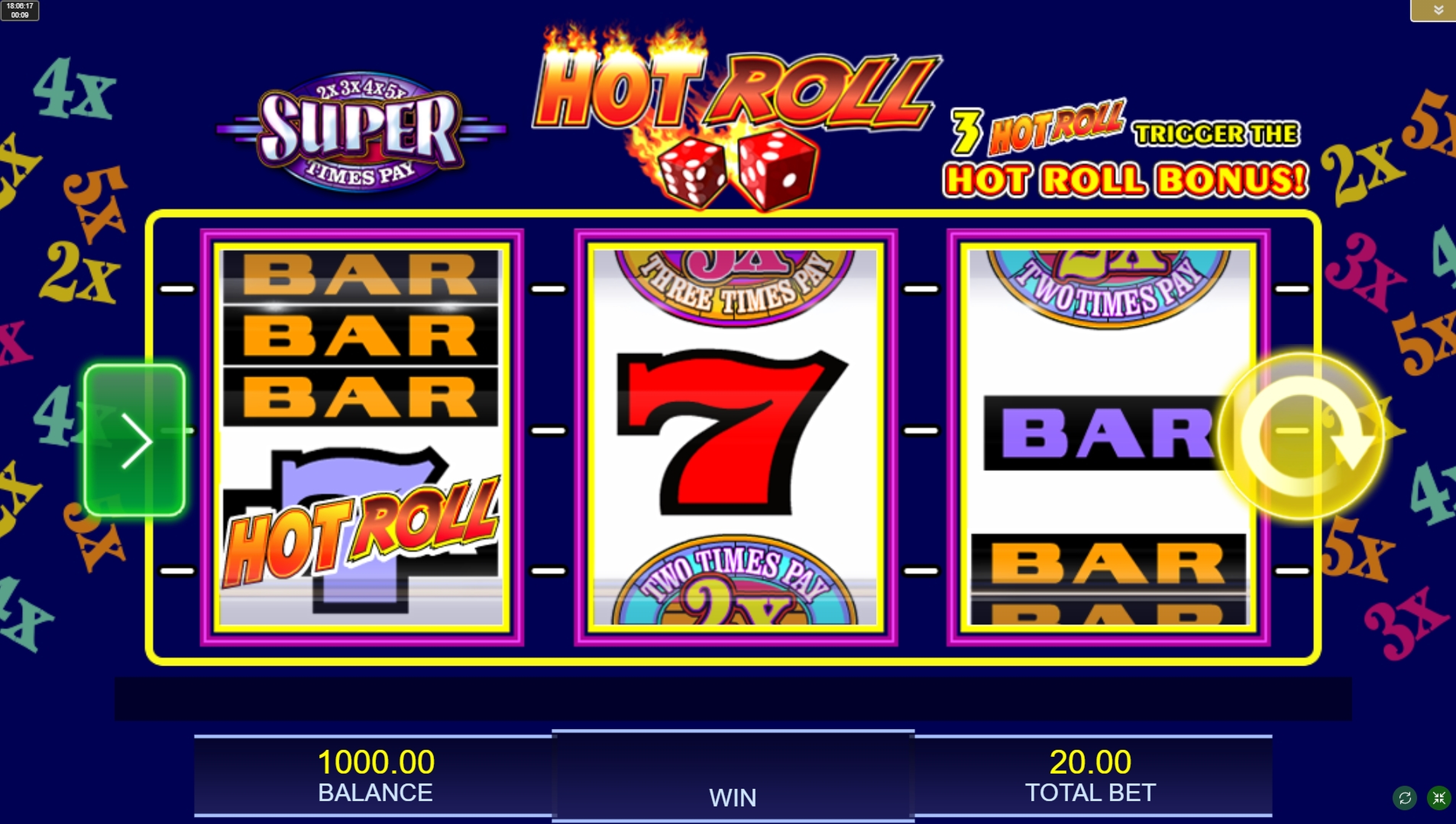 Reels in Super Times Pay Hot Roll Slot Game by IGT