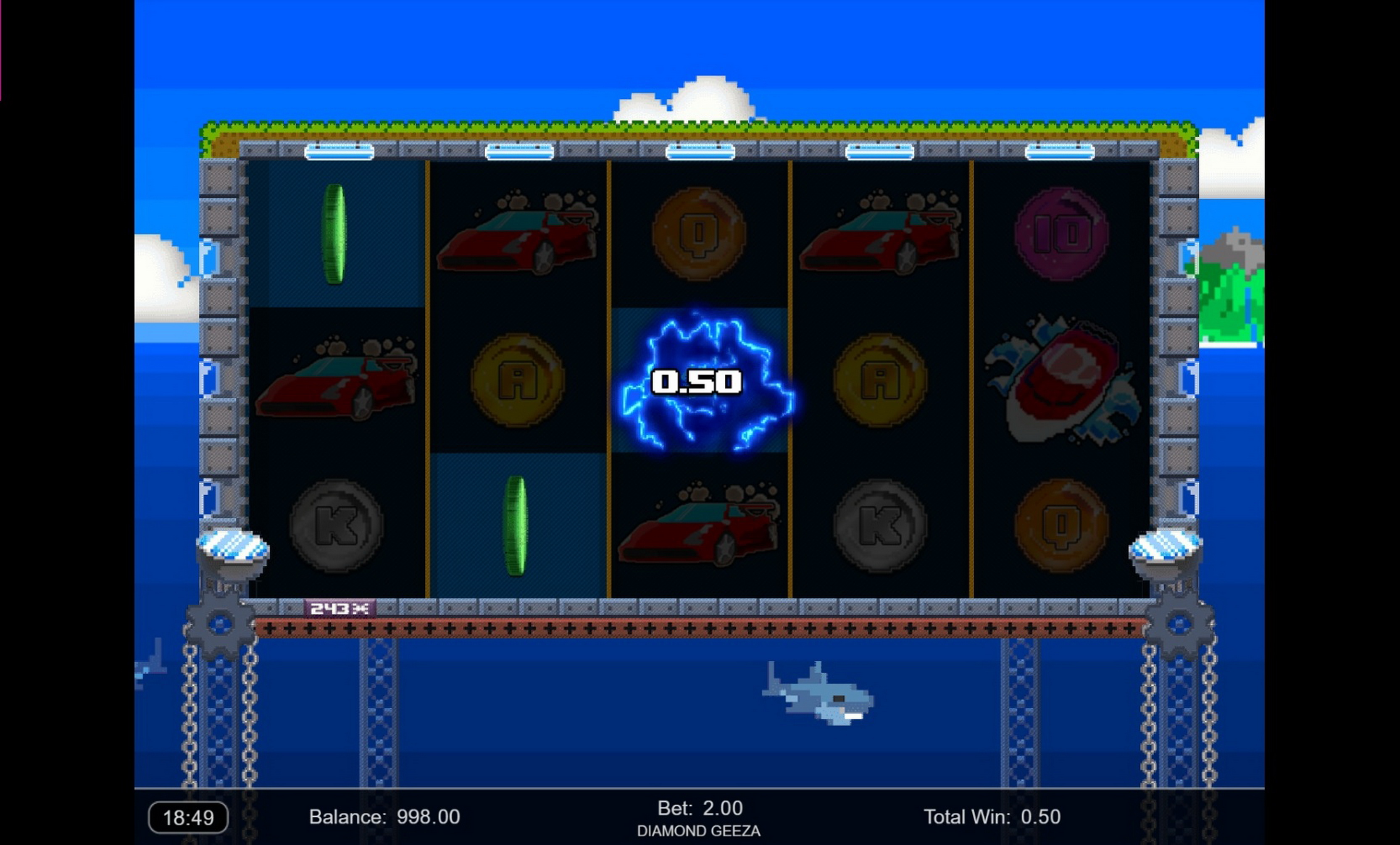 Win Money in Diamond Geeza Free Slot Game by Inspired Gaming