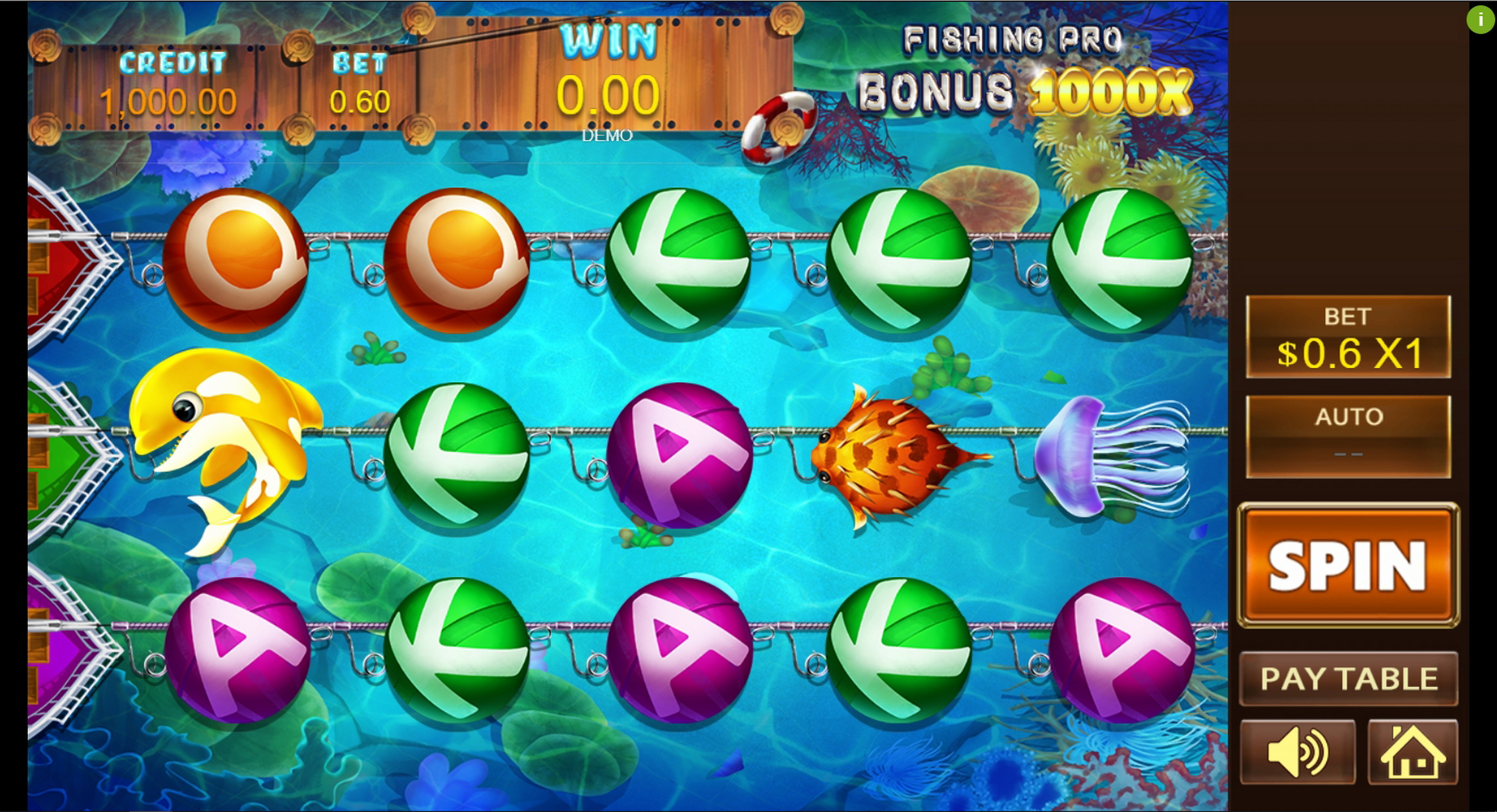 Reels in Fishing Pro Slot Game by PlayStar