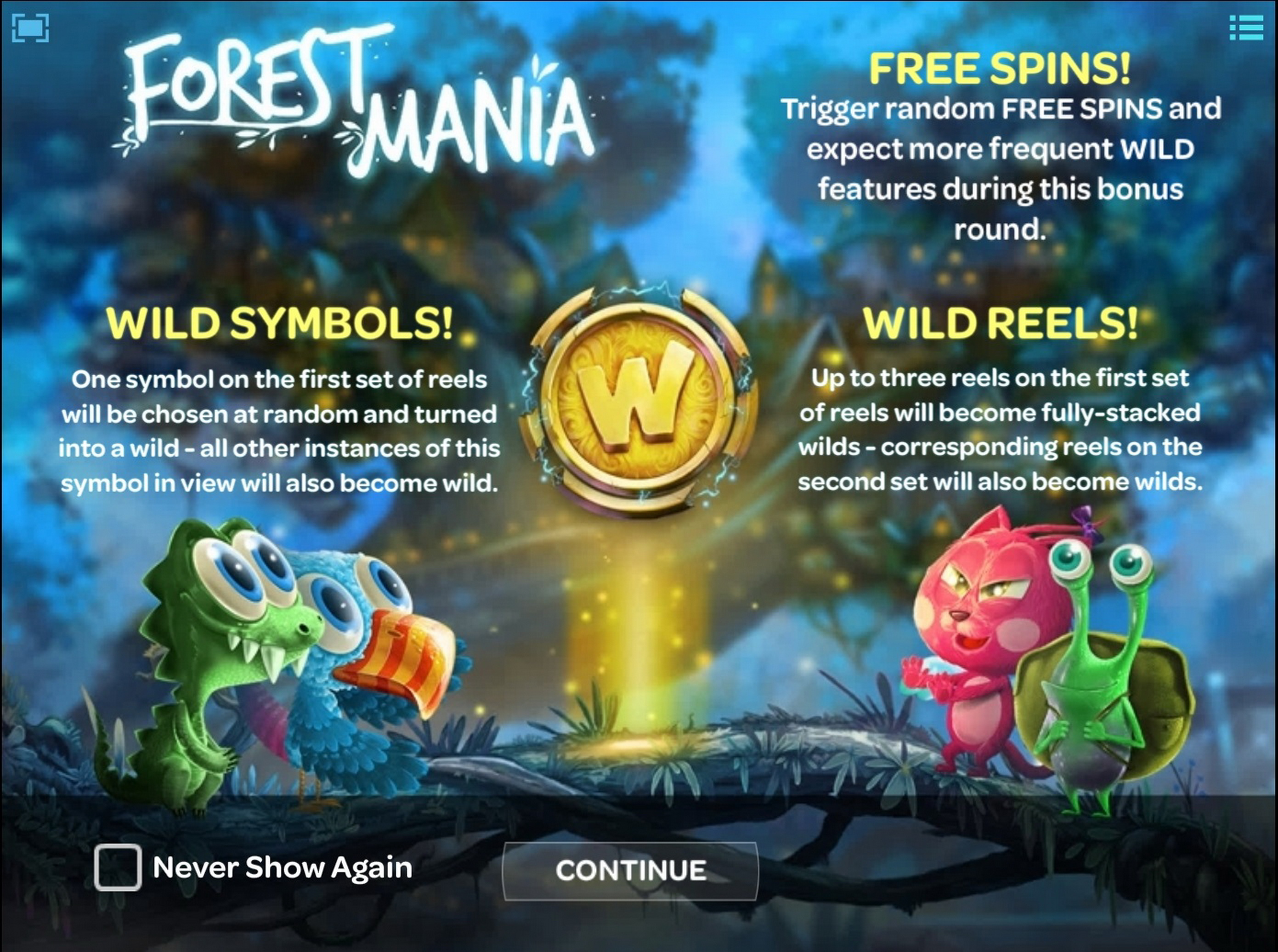 Play Forest Mania Free Casino Slot Game by iSoftBet
