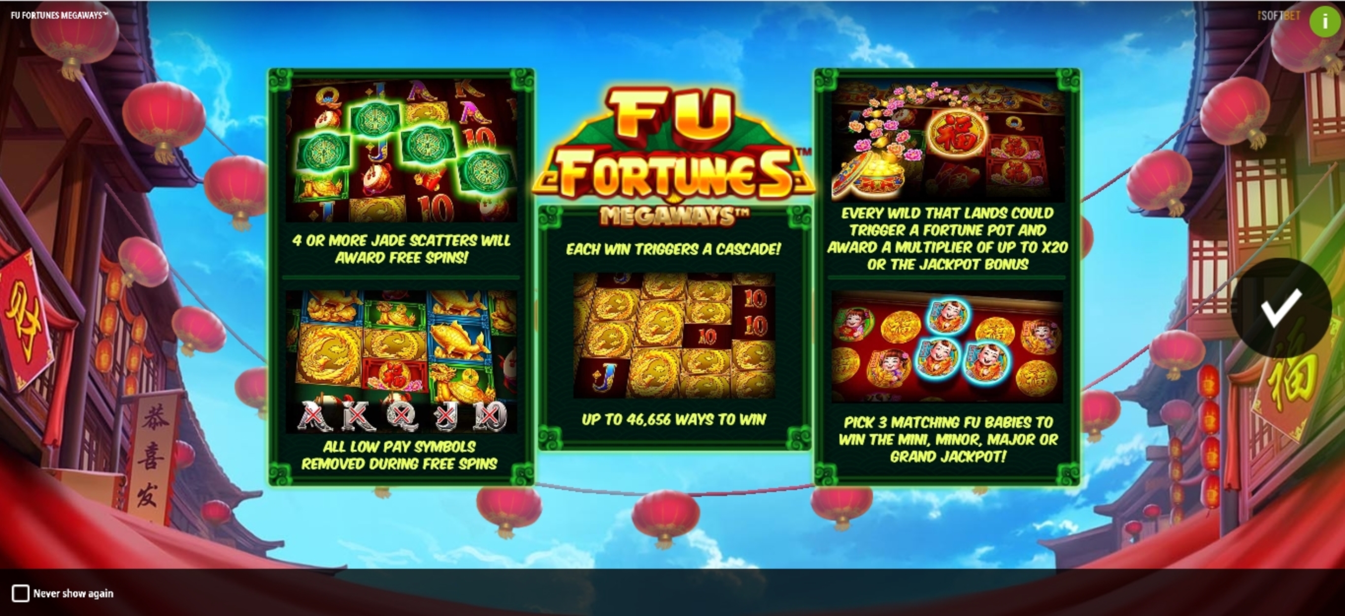 Play Fu Fortunes Megaways Free Casino Slot Game by iSoftBet