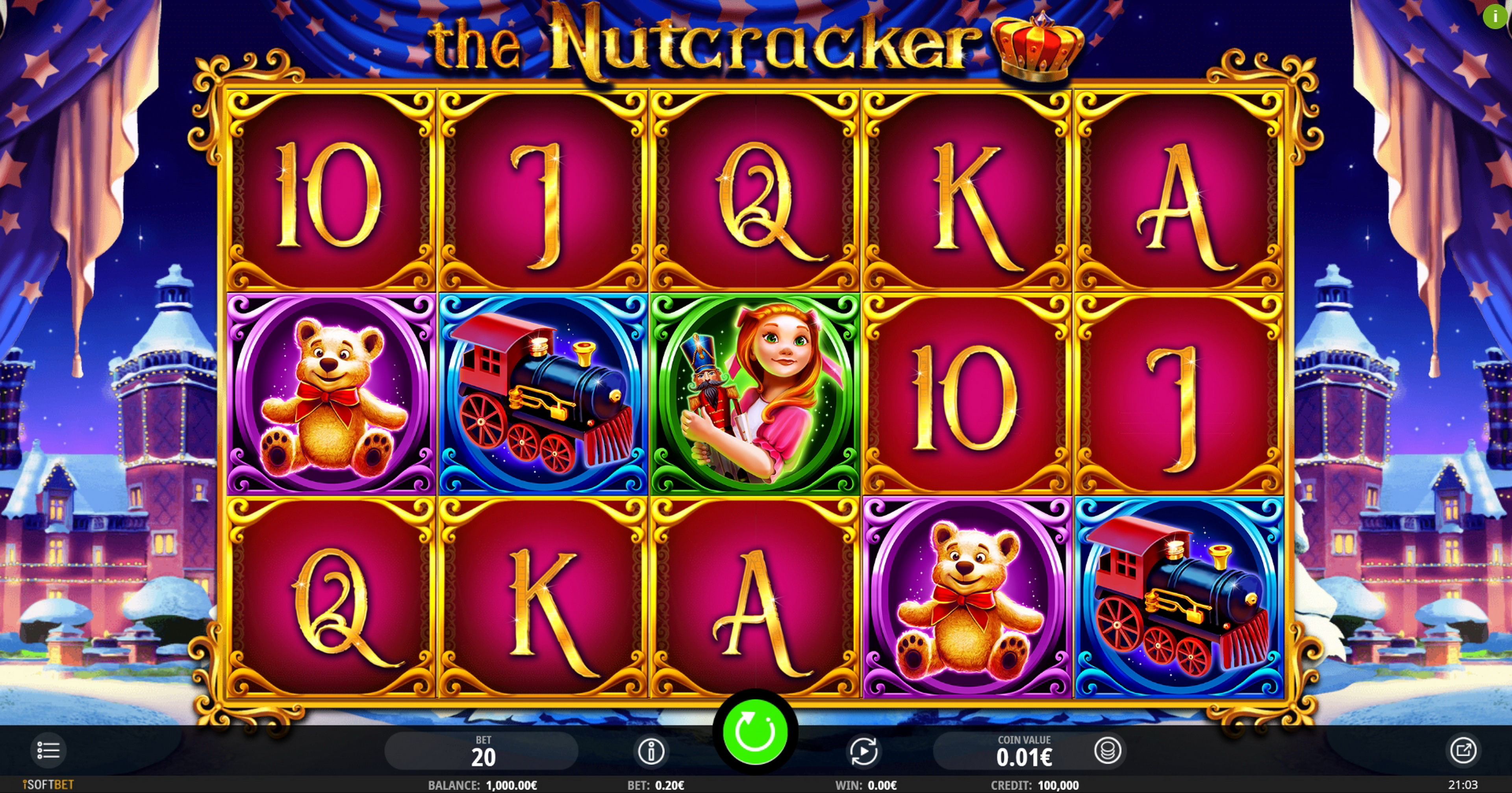 Reels in The Nutcracker Slot Game by iSoftBet