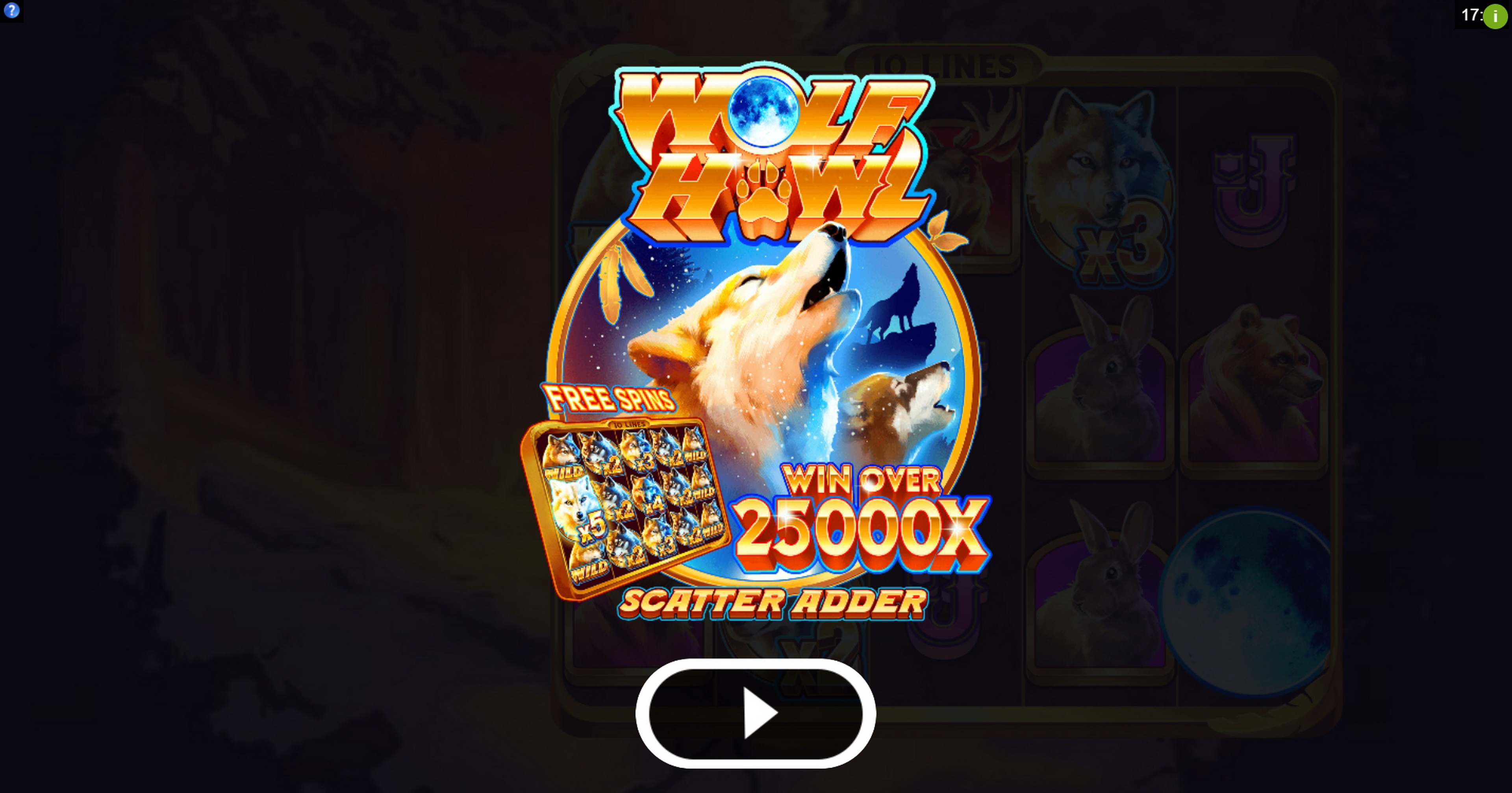 Play Wolf Howl Free Casino Slot Game by Just For The Win