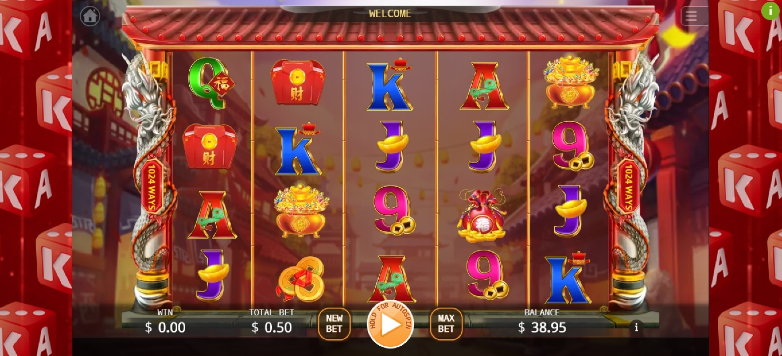 Reels in Cai Yuan Guang Jin Slot Game by KA Gaming