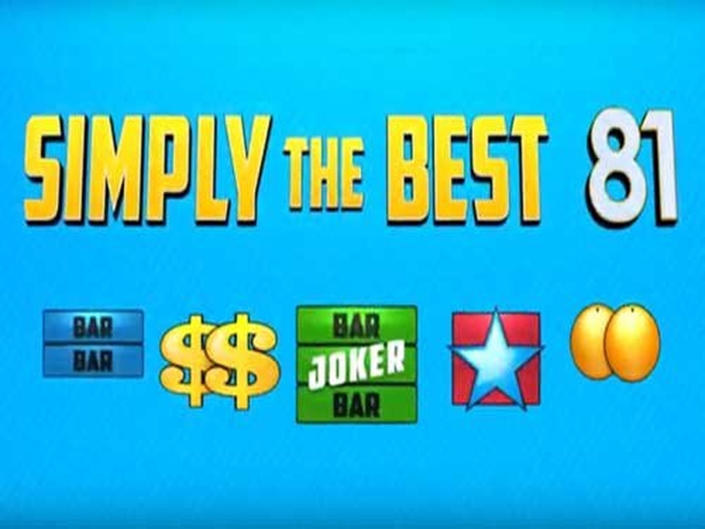 The Simply the Best 81 Online Slot Demo Game by Kajot