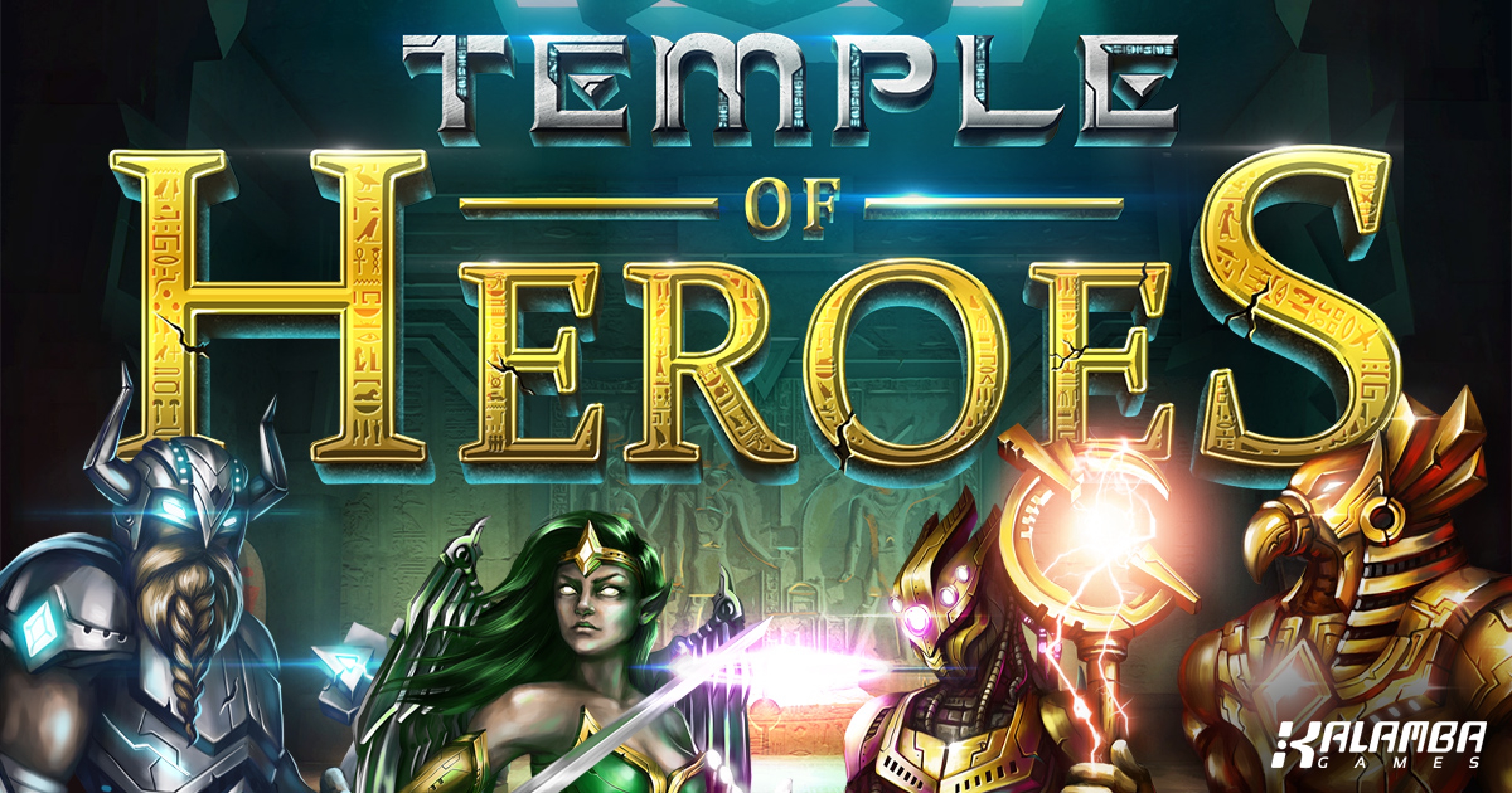 The Temple of Heroes Online Slot Demo Game by Kalamba Games