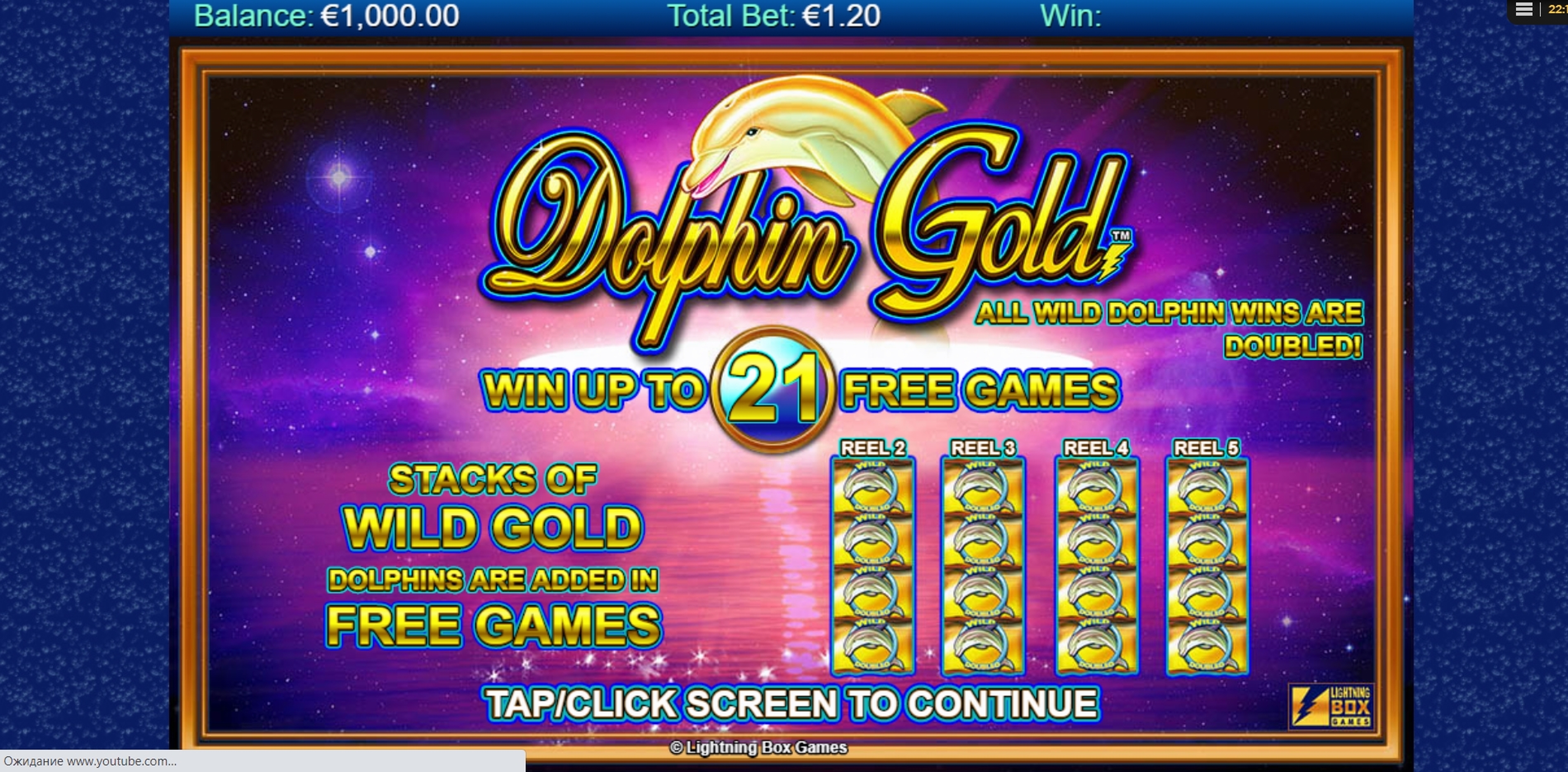 Play Dolphin Gold Free Casino Slot Game by Lightning Box