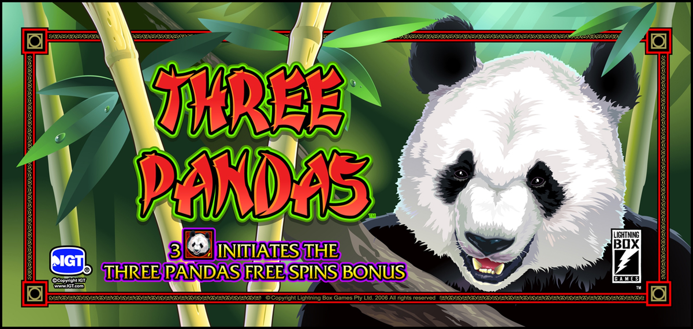 The Three Pandas Online Slot Demo Game by Lightning Box