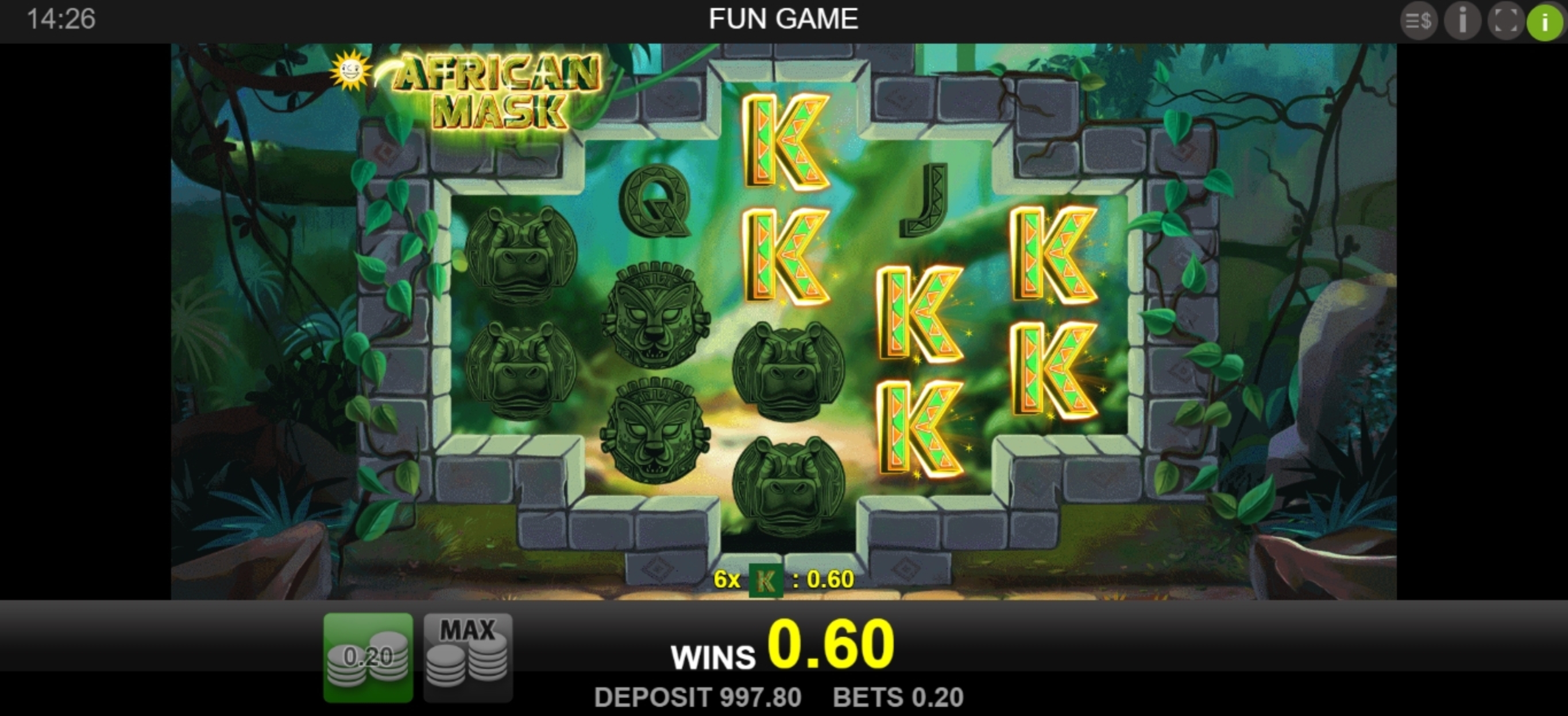 Win Money in African Mask Free Slot Game by Merkur Gaming