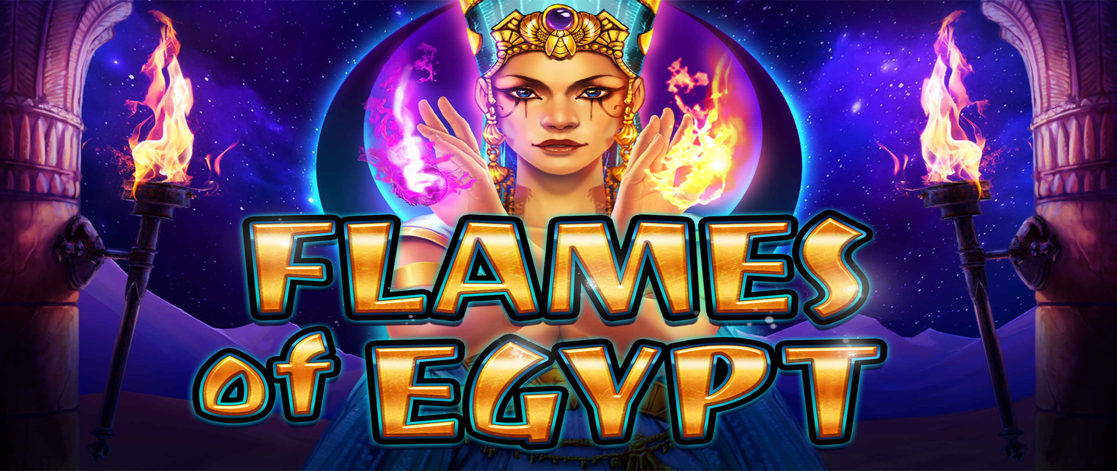 The Flames Of Egypt Online Slot Demo Game by Merkur Gaming