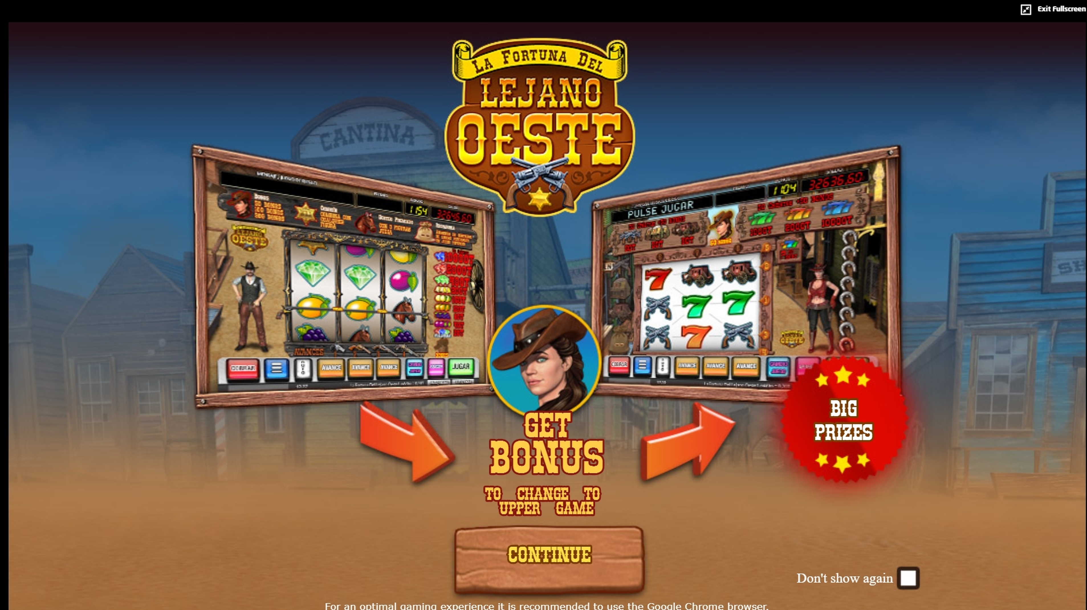 Play La Fortuna del Lejano Oeste Free Casino Slot Game by MGA