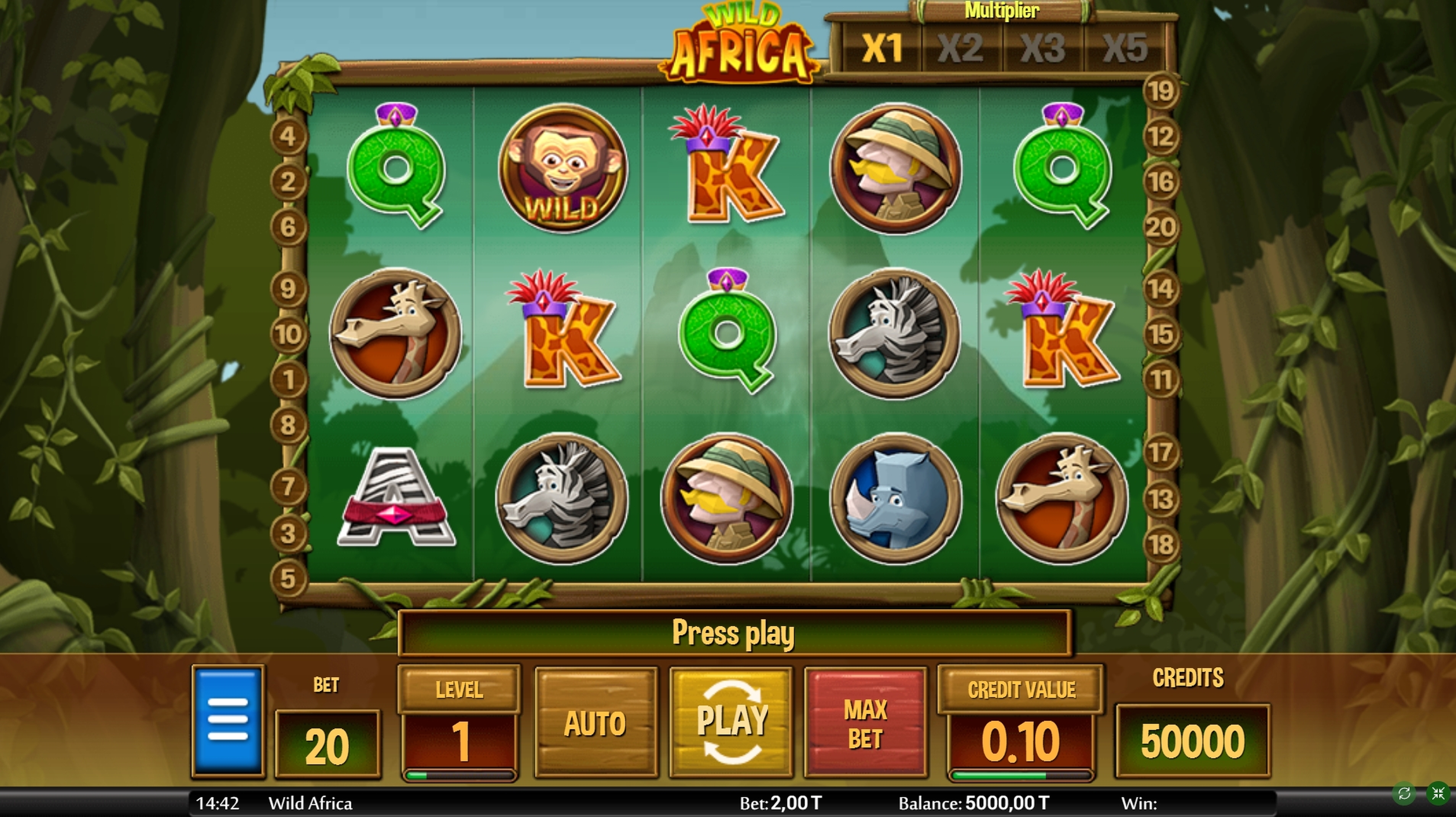 Reels in Wild Africa Slot Game by MGA