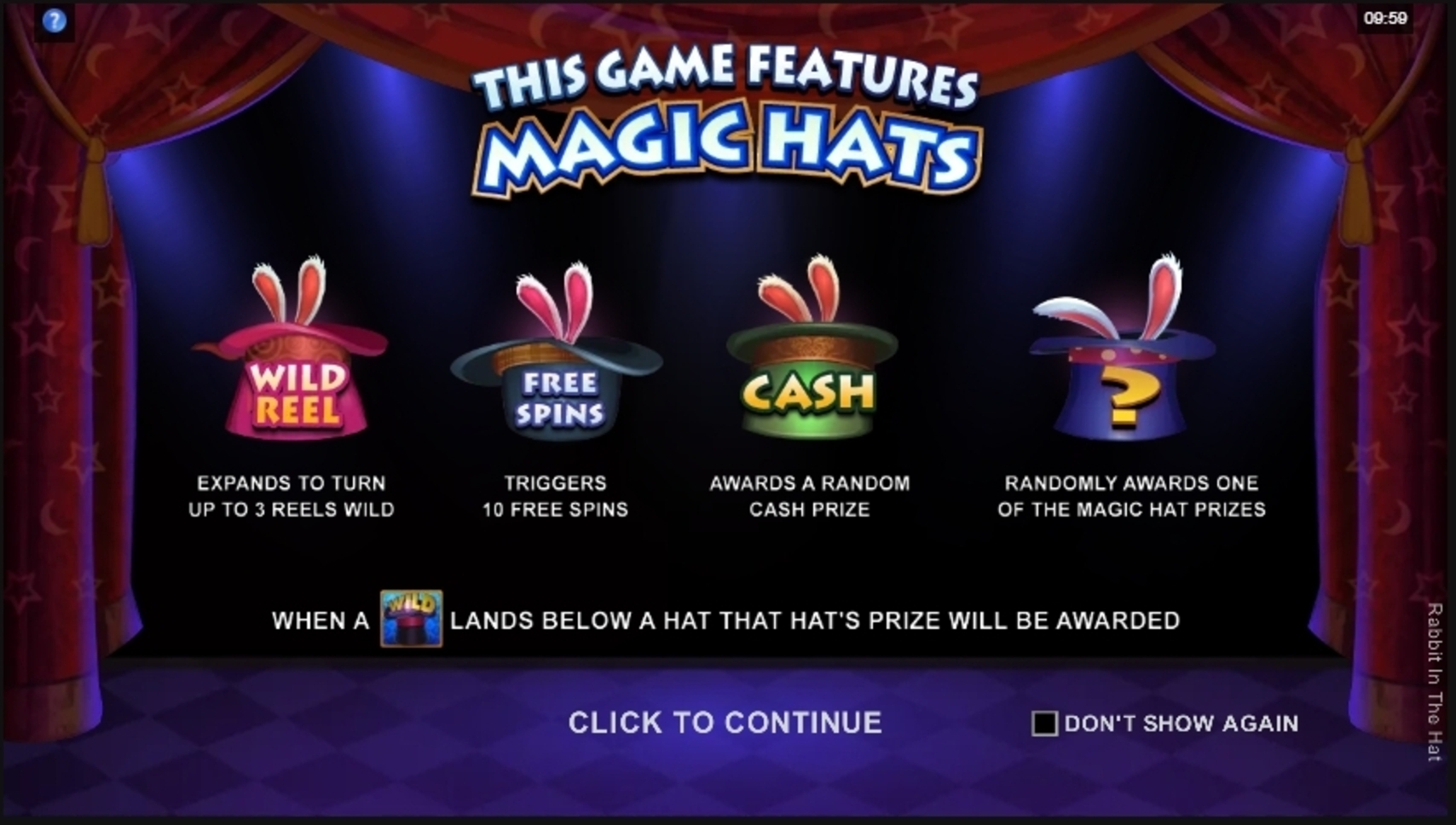 Play Rabbit In The Hat Free Casino Slot Game by Microgaming