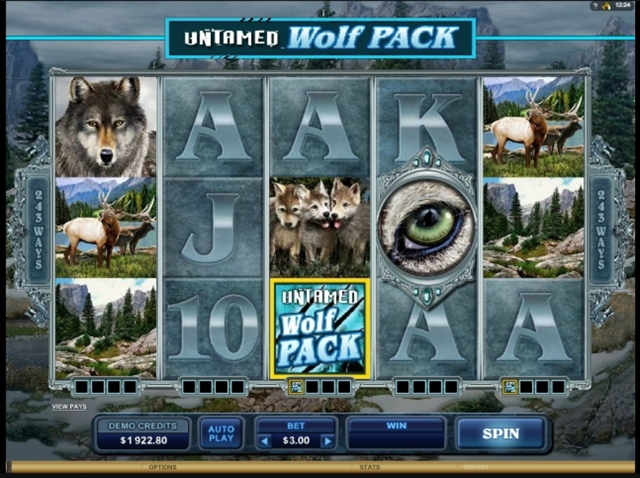 Win Money in Untamed Wolf Pack Free Slot Game by Microgaming