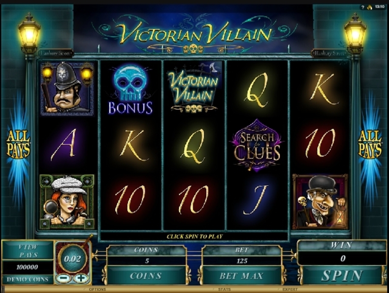 Reels in Victorian Villain Slot Game by Microgaming