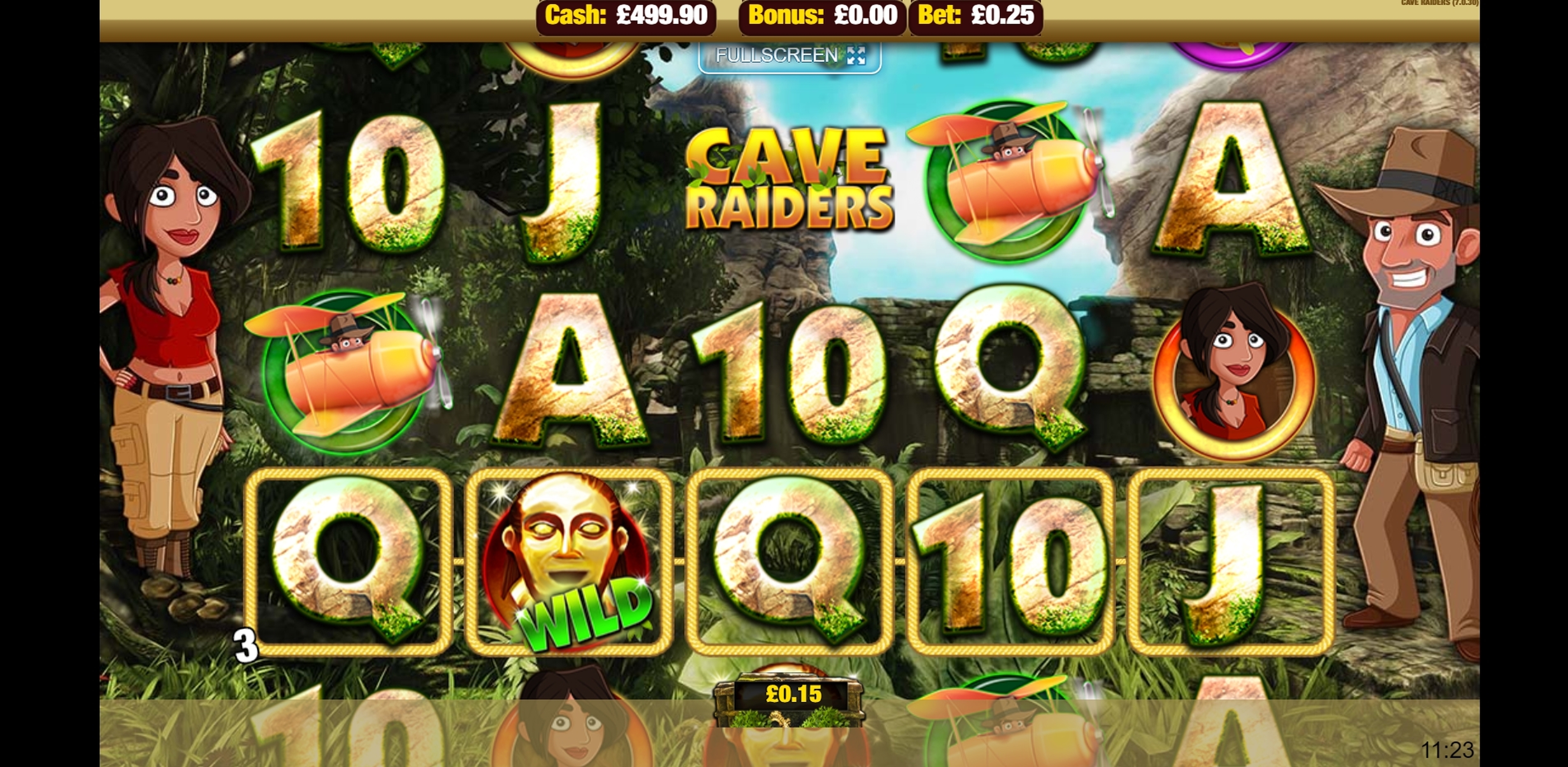 Win Money in Cave Raiders Free Slot Game by Nektan