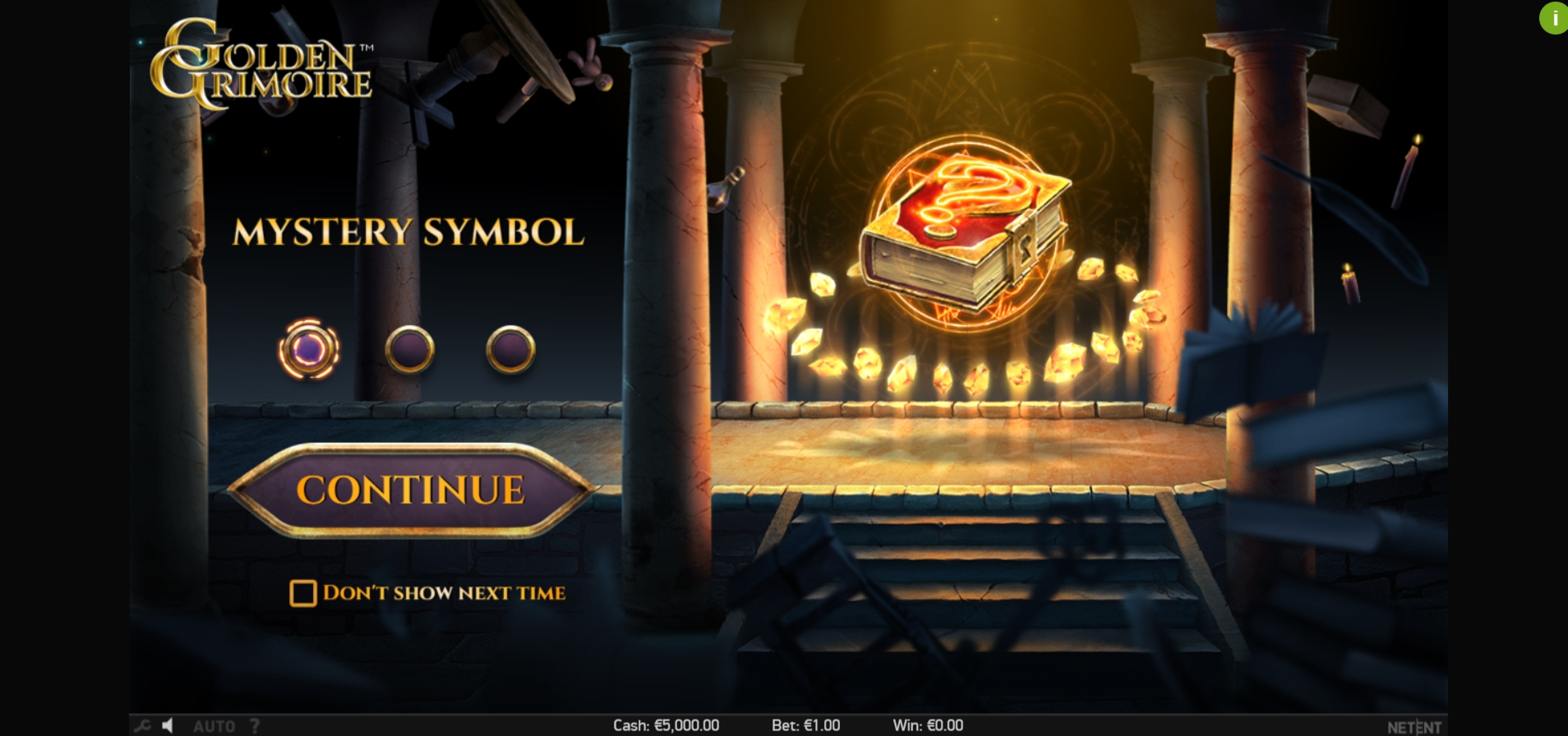 Play Golden Grimoire Free Casino Slot Game by NetEnt