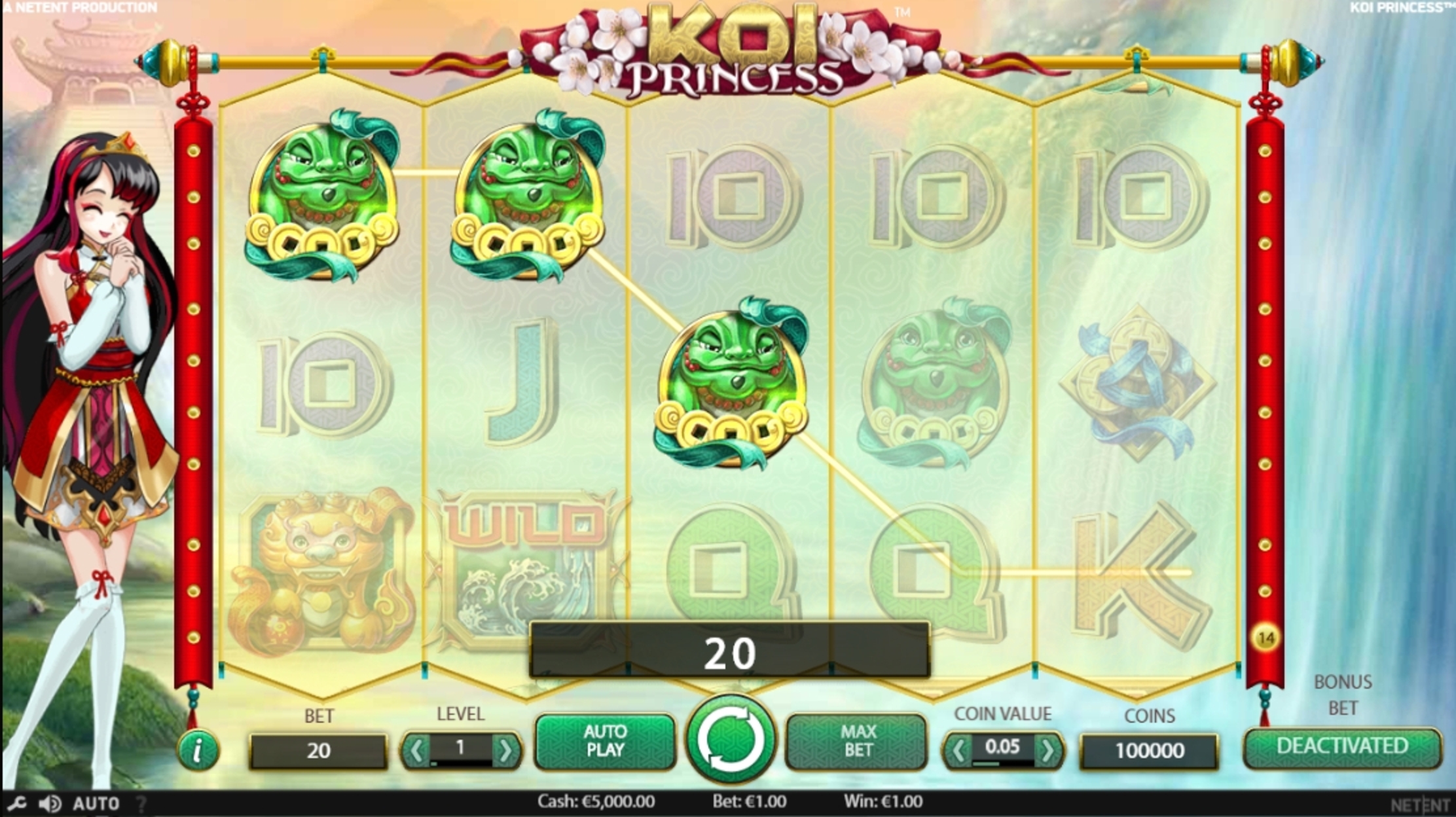 Win Money in Koi Princess Free Slot Game by NetEnt