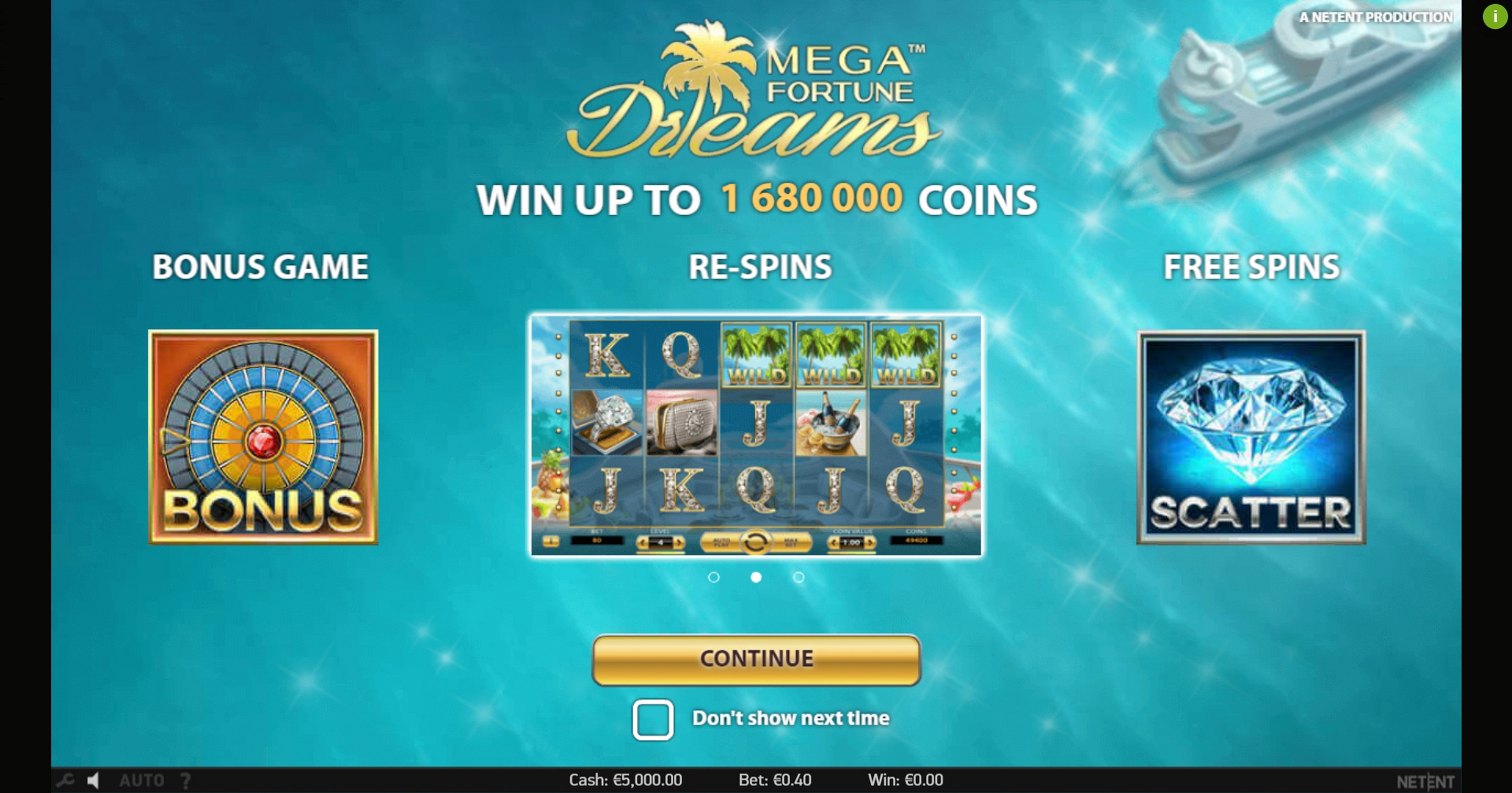 Play Mega fortune dreams Free Casino Slot Game by NetEnt