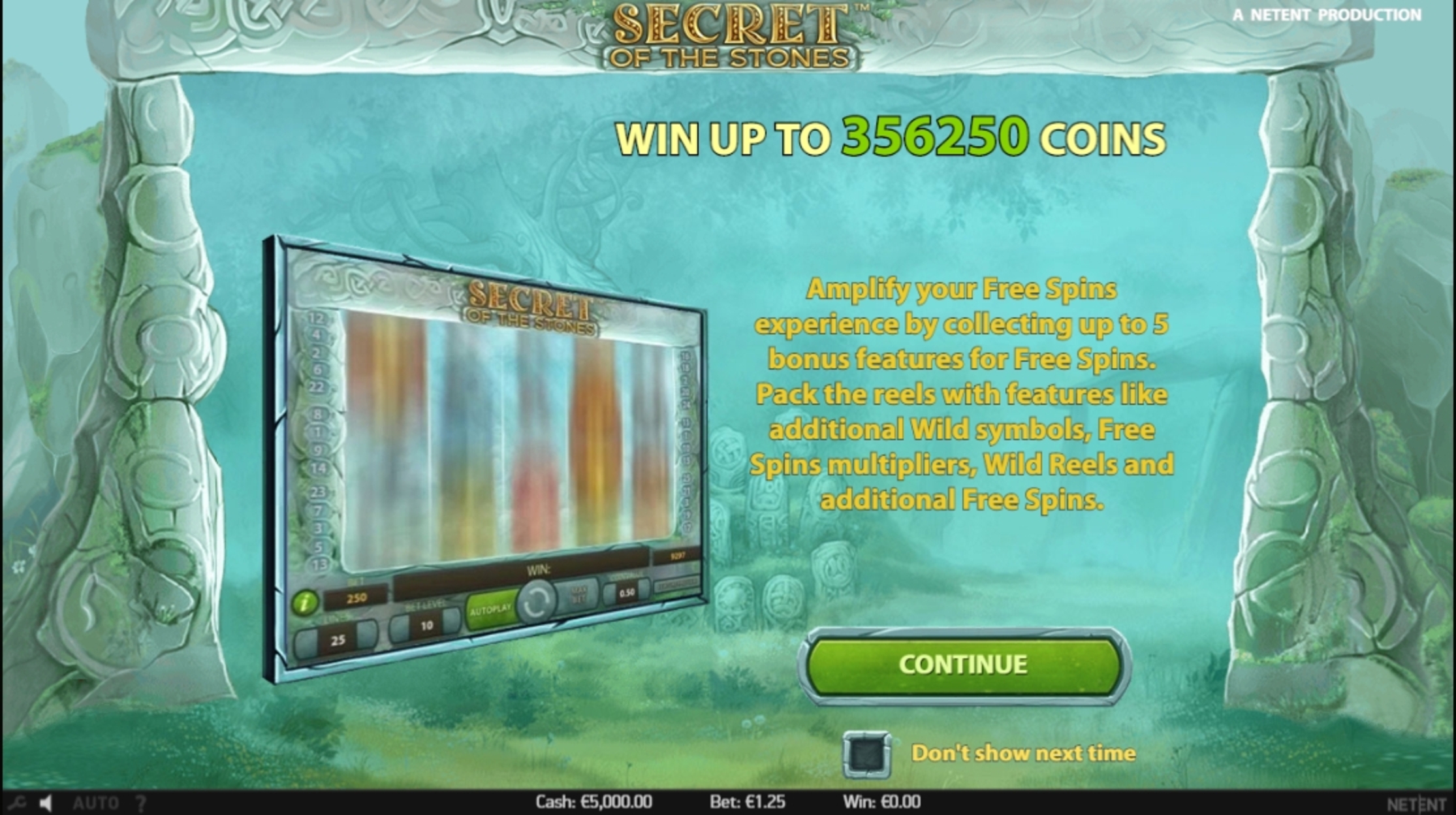 Play Secret of the Stones Free Casino Slot Game by NetEnt