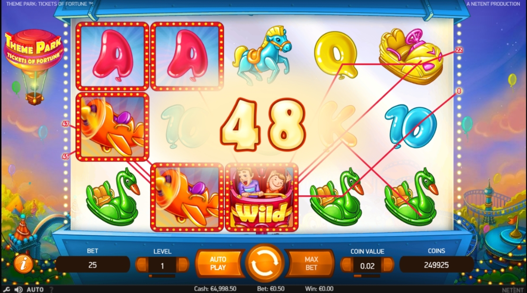 Win Money in Theme Park: Tickets of Fortune Free Slot Game by NetEnt