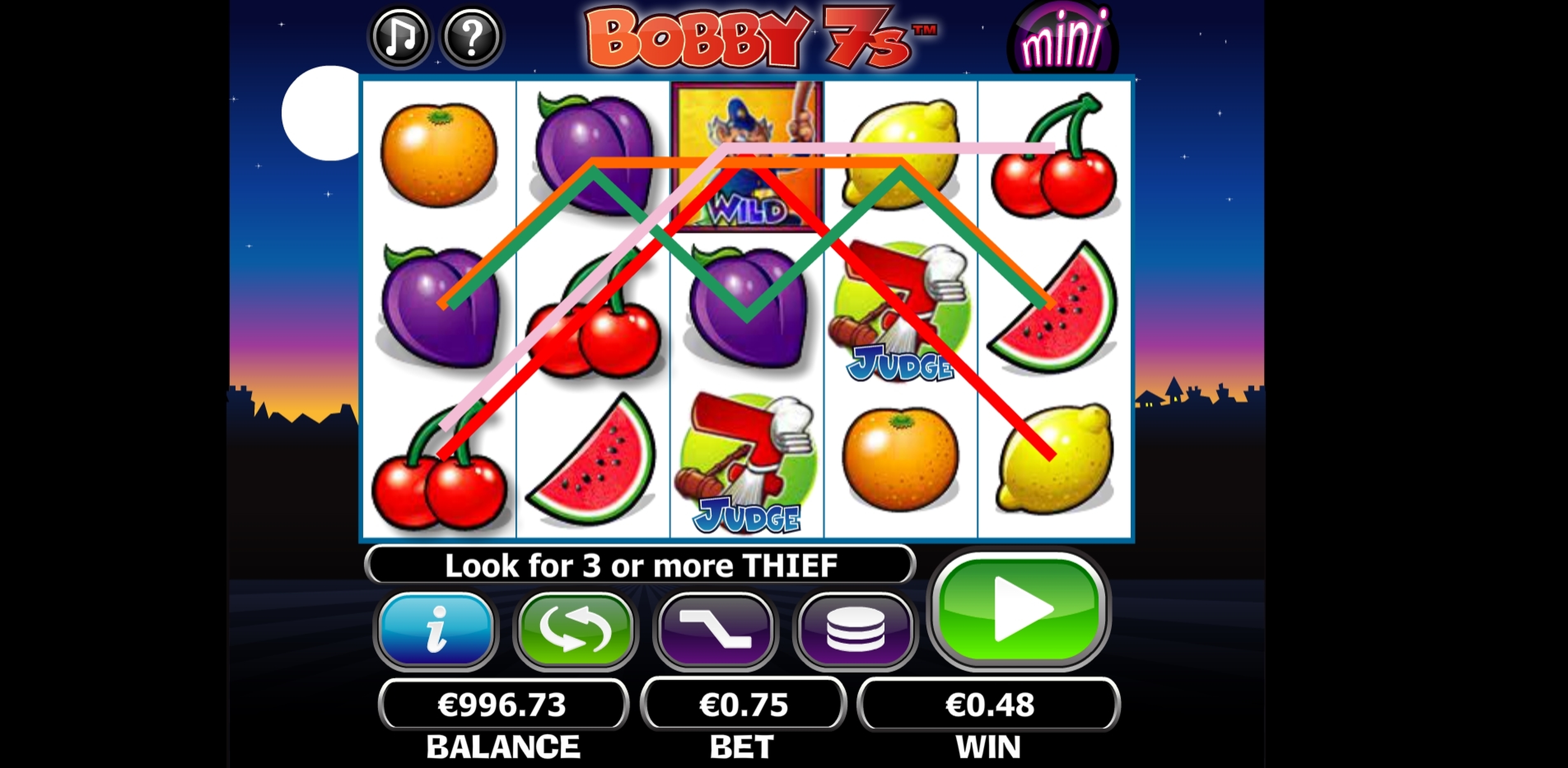 Win Money in Bobby 7s Mini Free Slot Game by NextGen Gaming