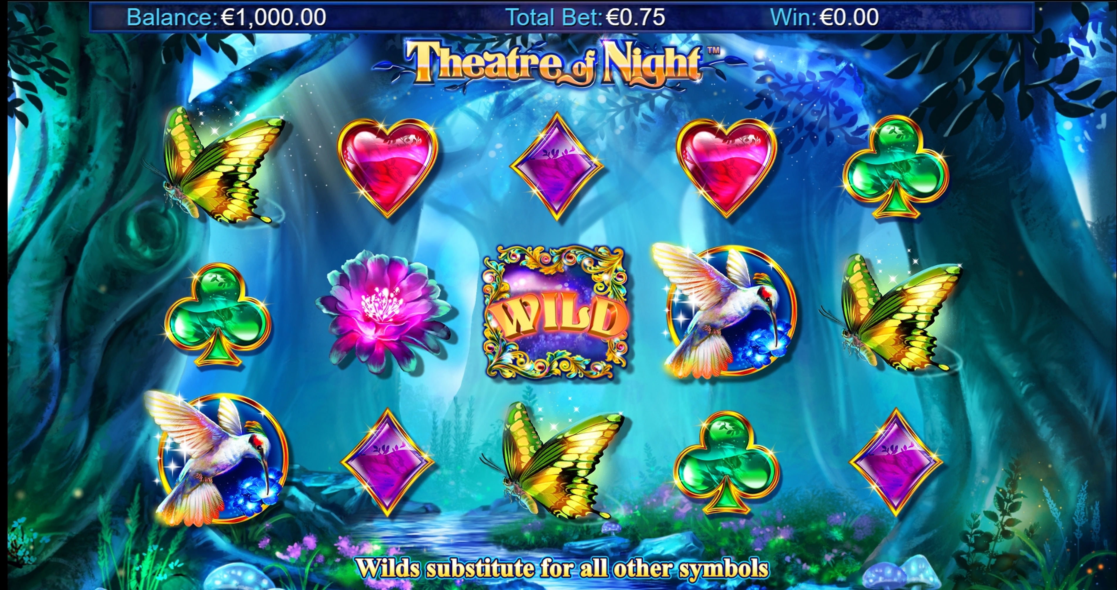Reels in Theatre of Night Slot Game by NextGen Gaming