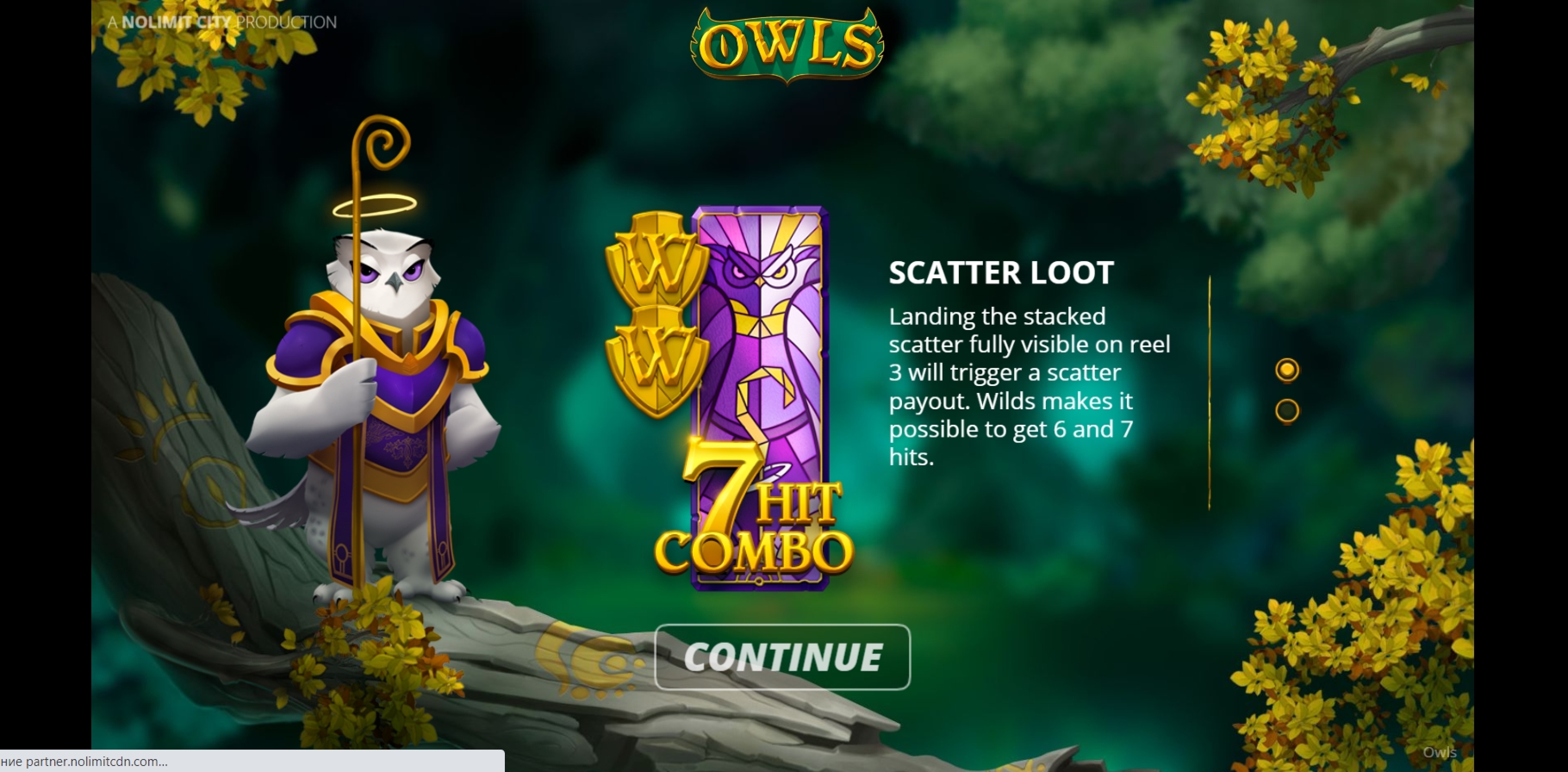 Play Owls Free Casino Slot Game by Nolimit City