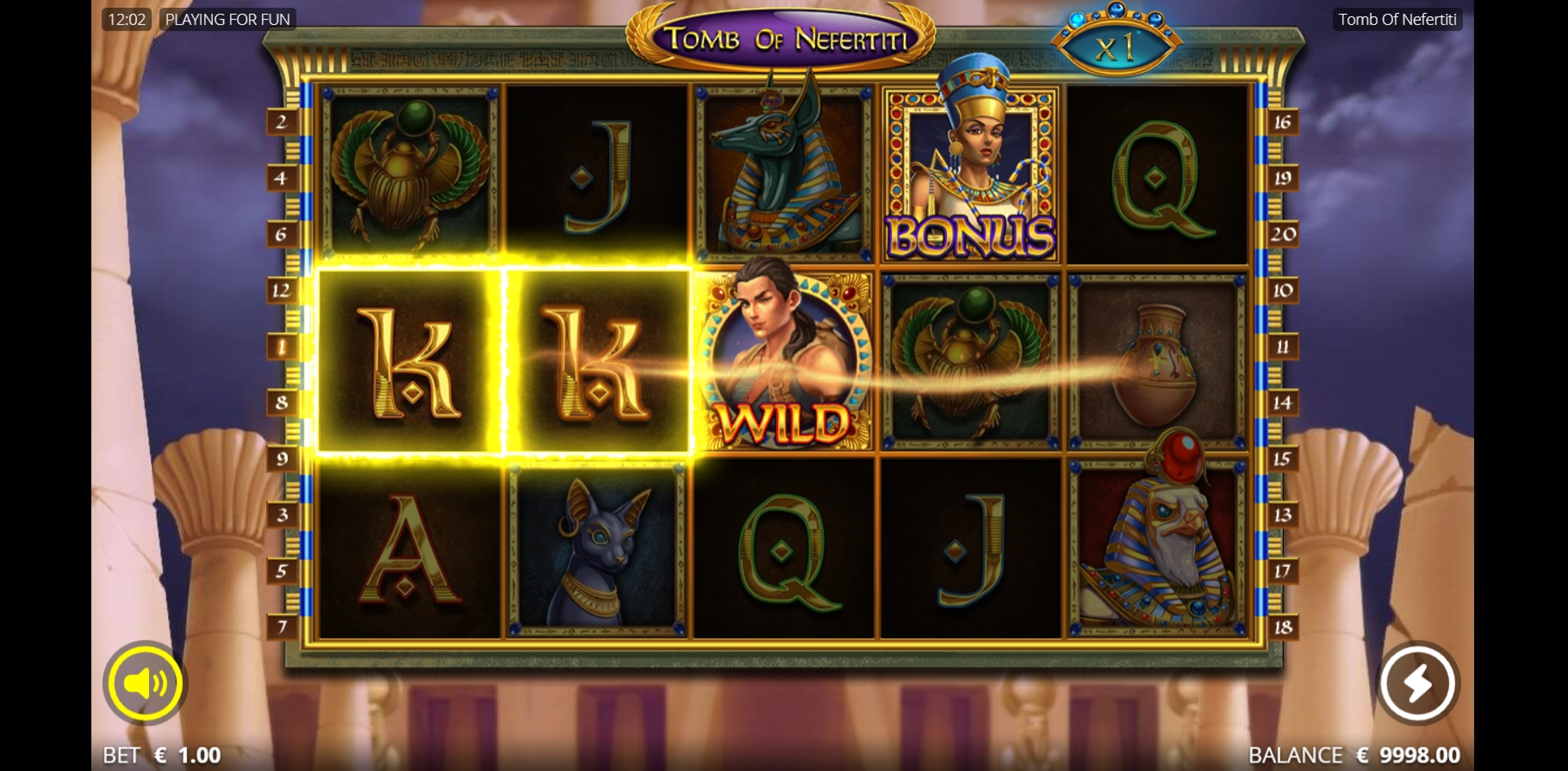 Win Money in Tomb Of Nefertiti Free Slot Game by Nolimit City
