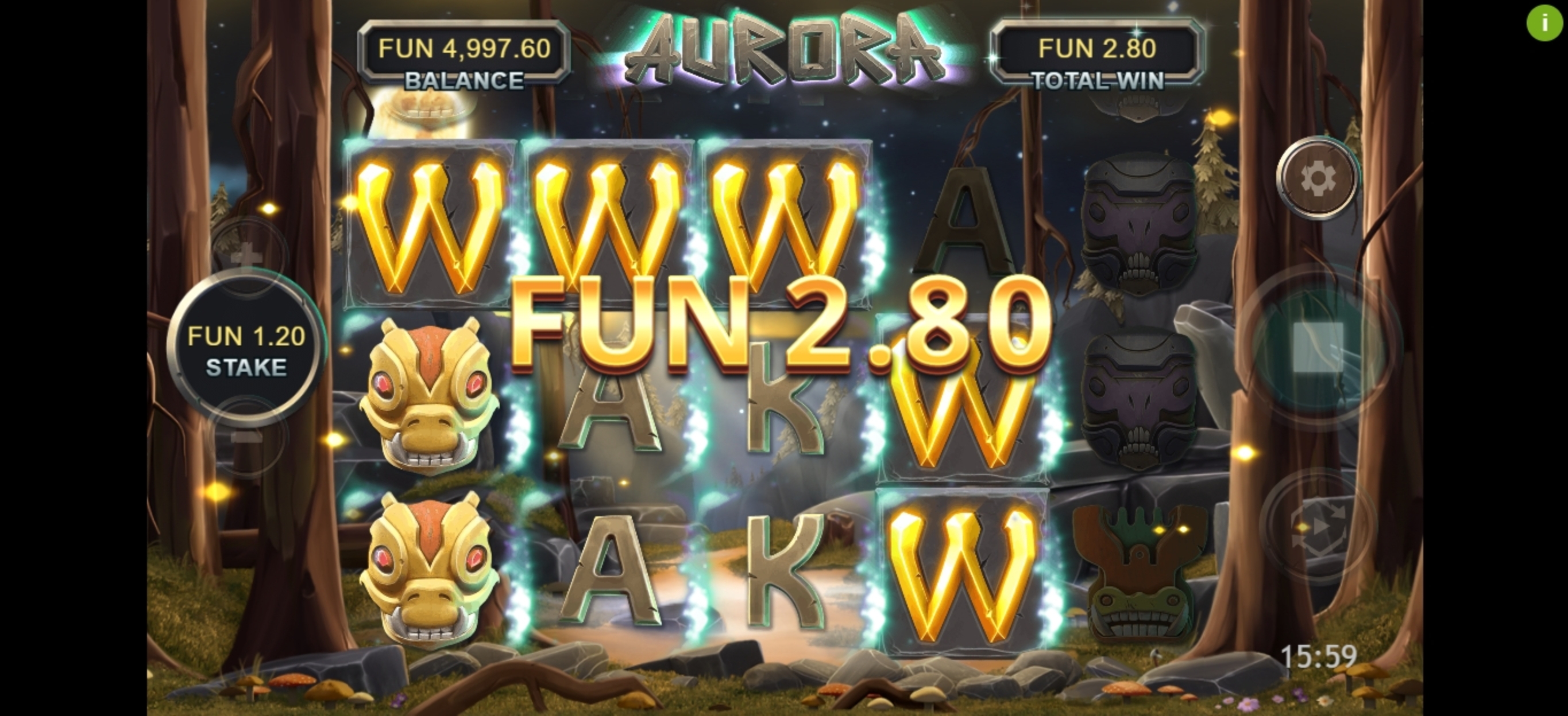 Win Money in Aurora Free Slot Game by Northern Lights Gaming