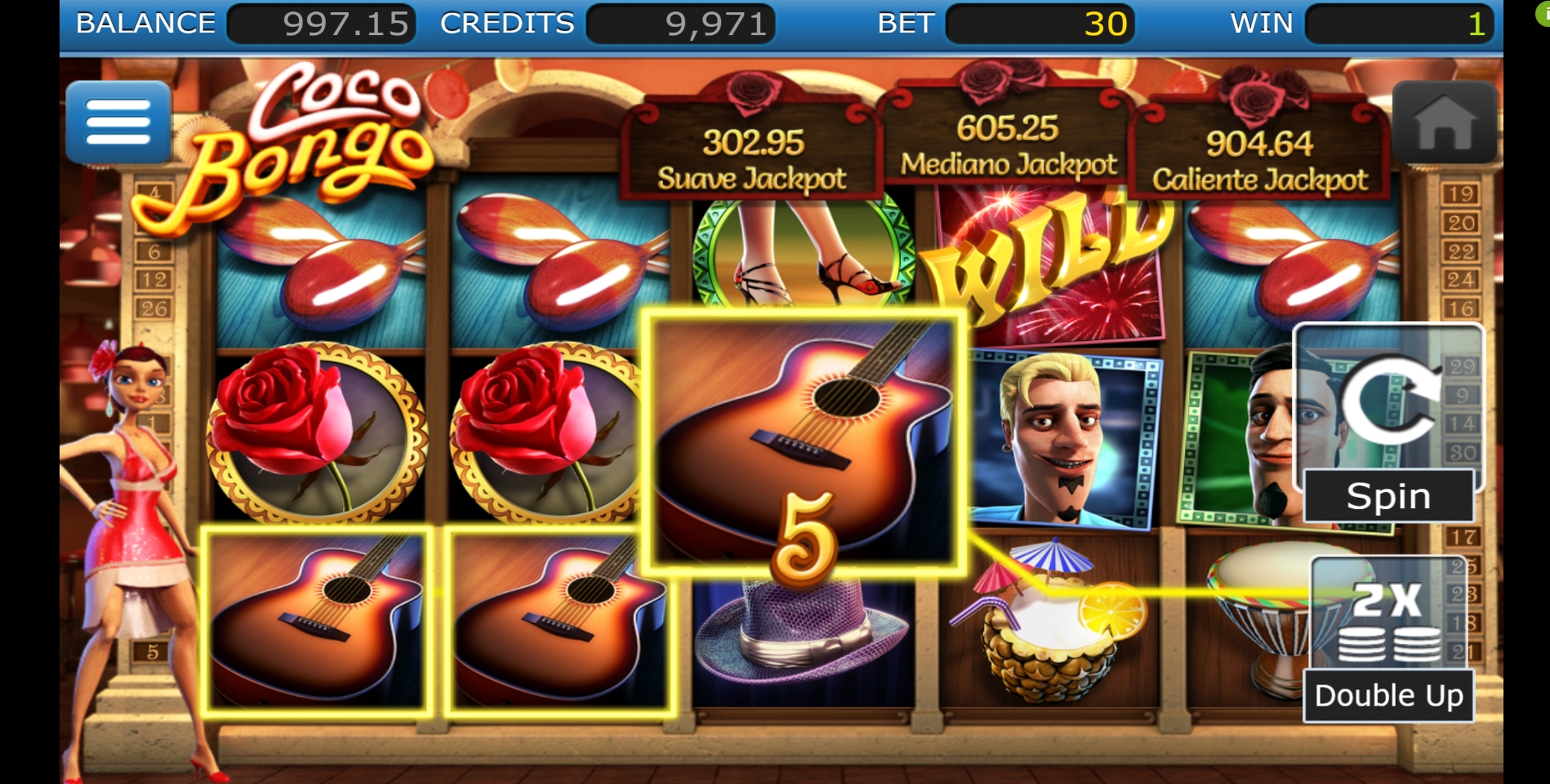 Win Money in Coco Bongo Free Slot Game by Nucleus Gaming