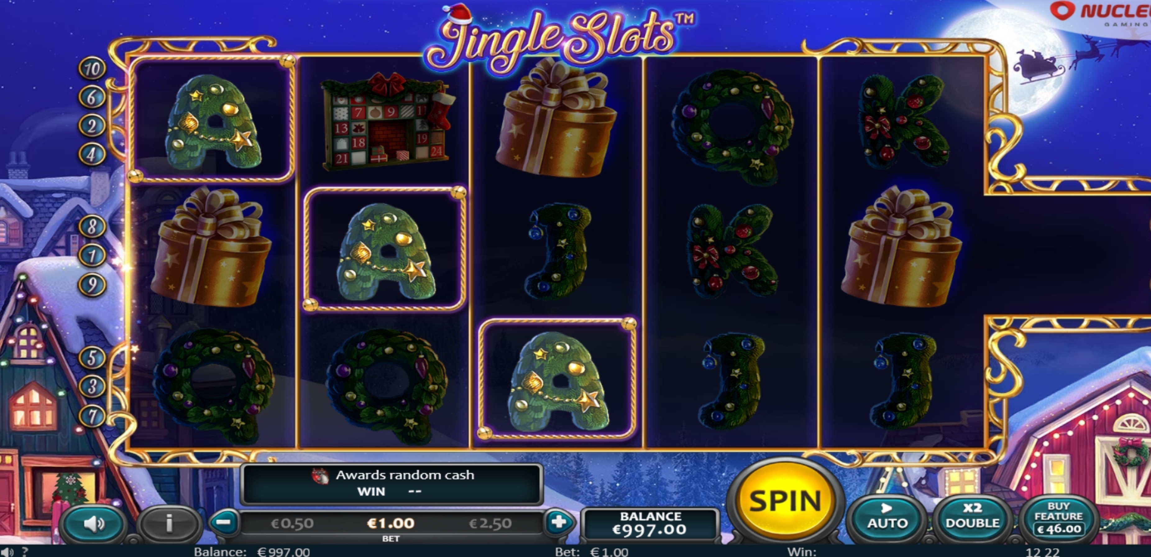 Win Money in Jingle Slots Free Slot Game by Nucleus Gaming