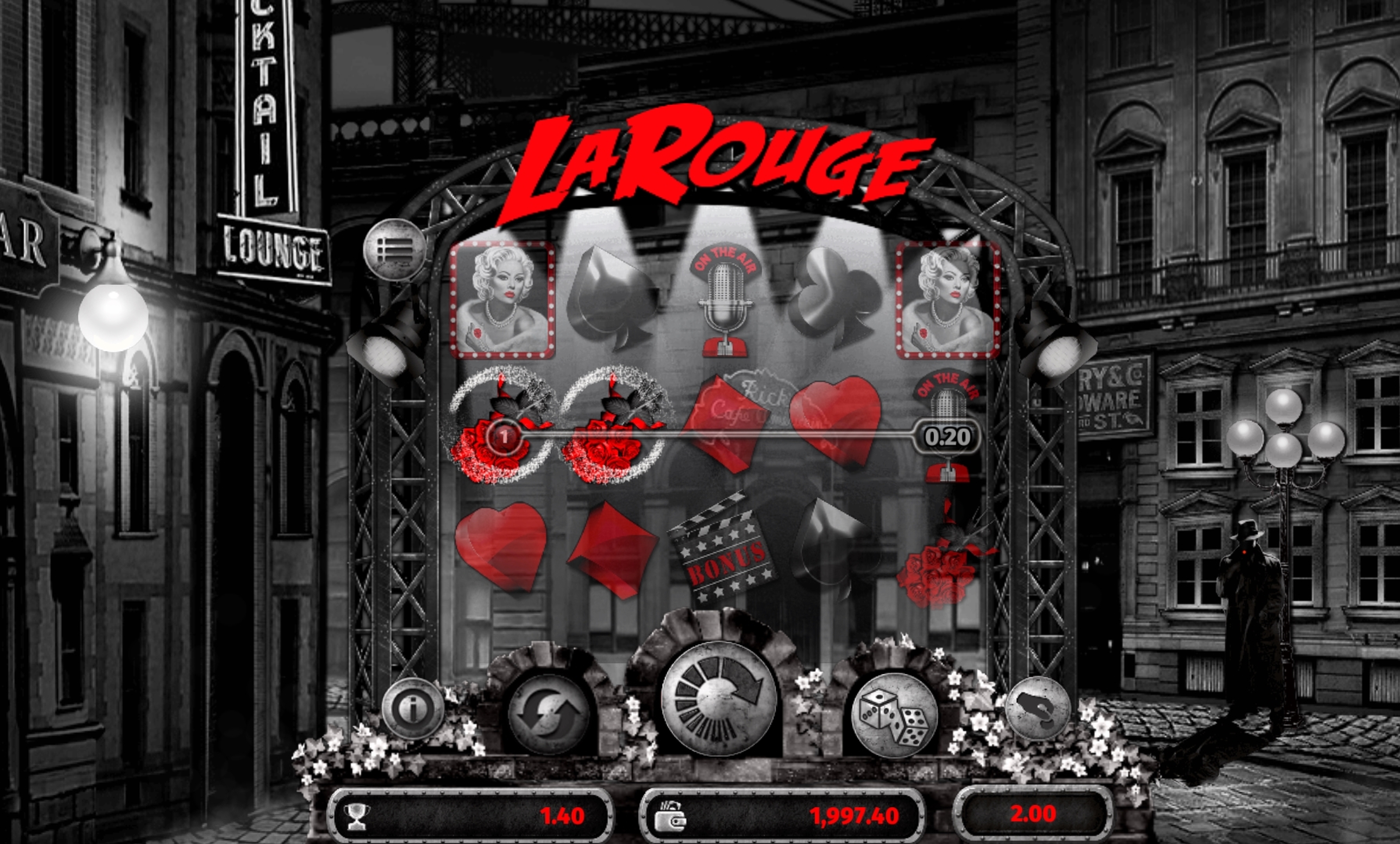 Win Money in La Rouge Free Slot Game by Old Skool Studios