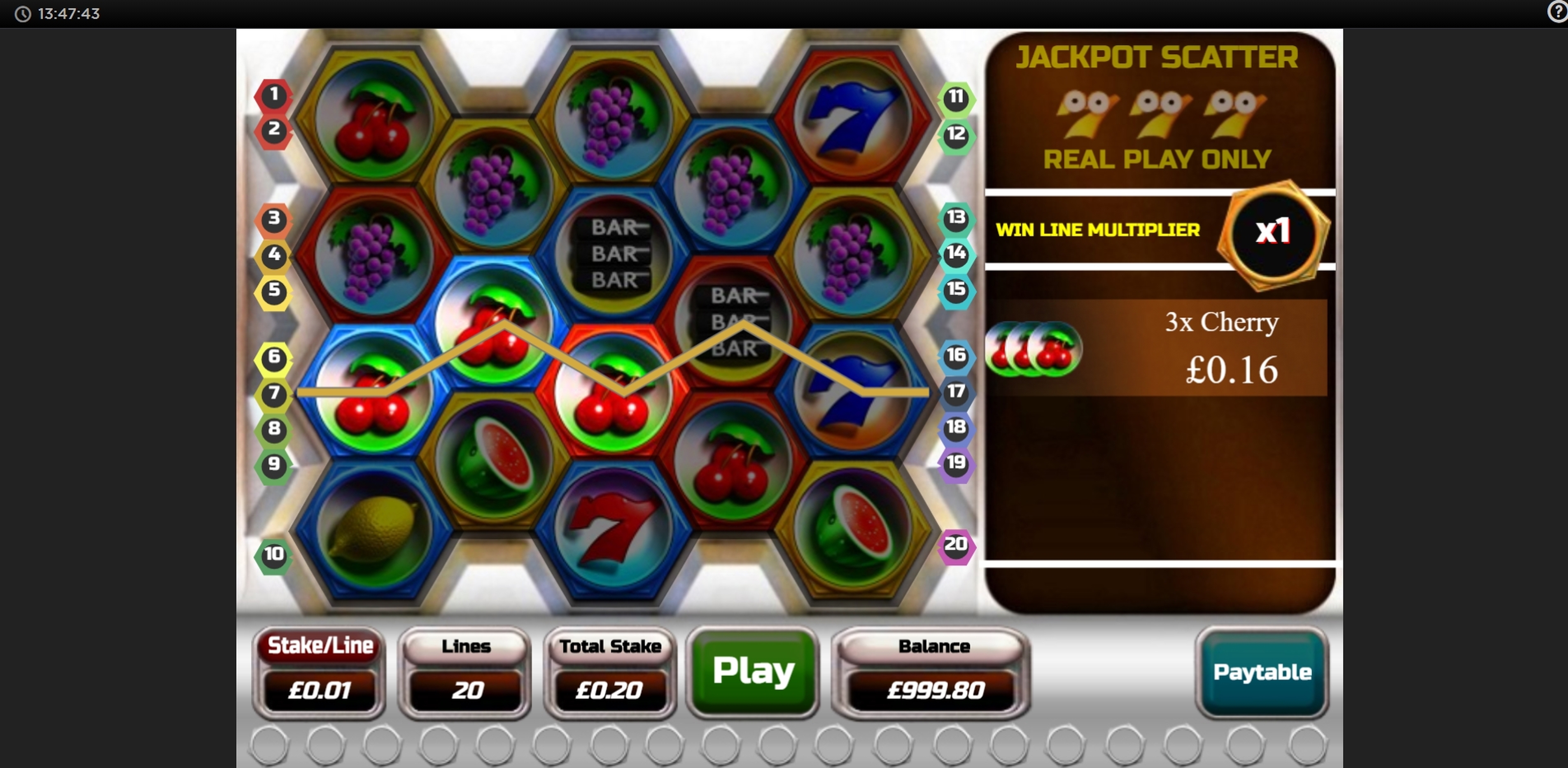 Win Money in Cashdrop Free Slot Game by OpenBet