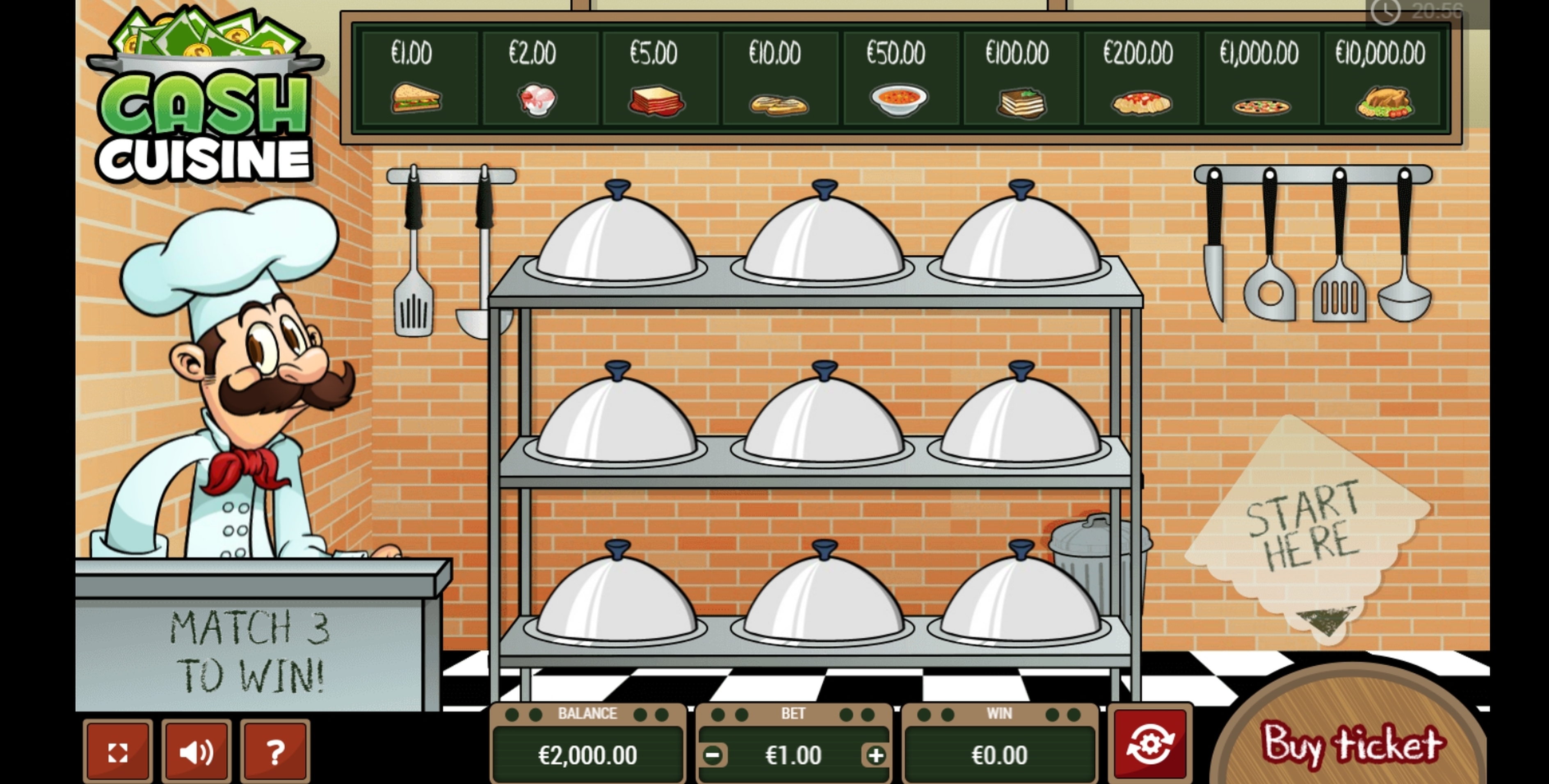 Cash Cuisine Scratch demo