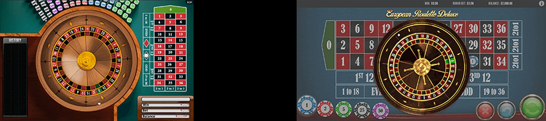 European Roulette Deluxe demo