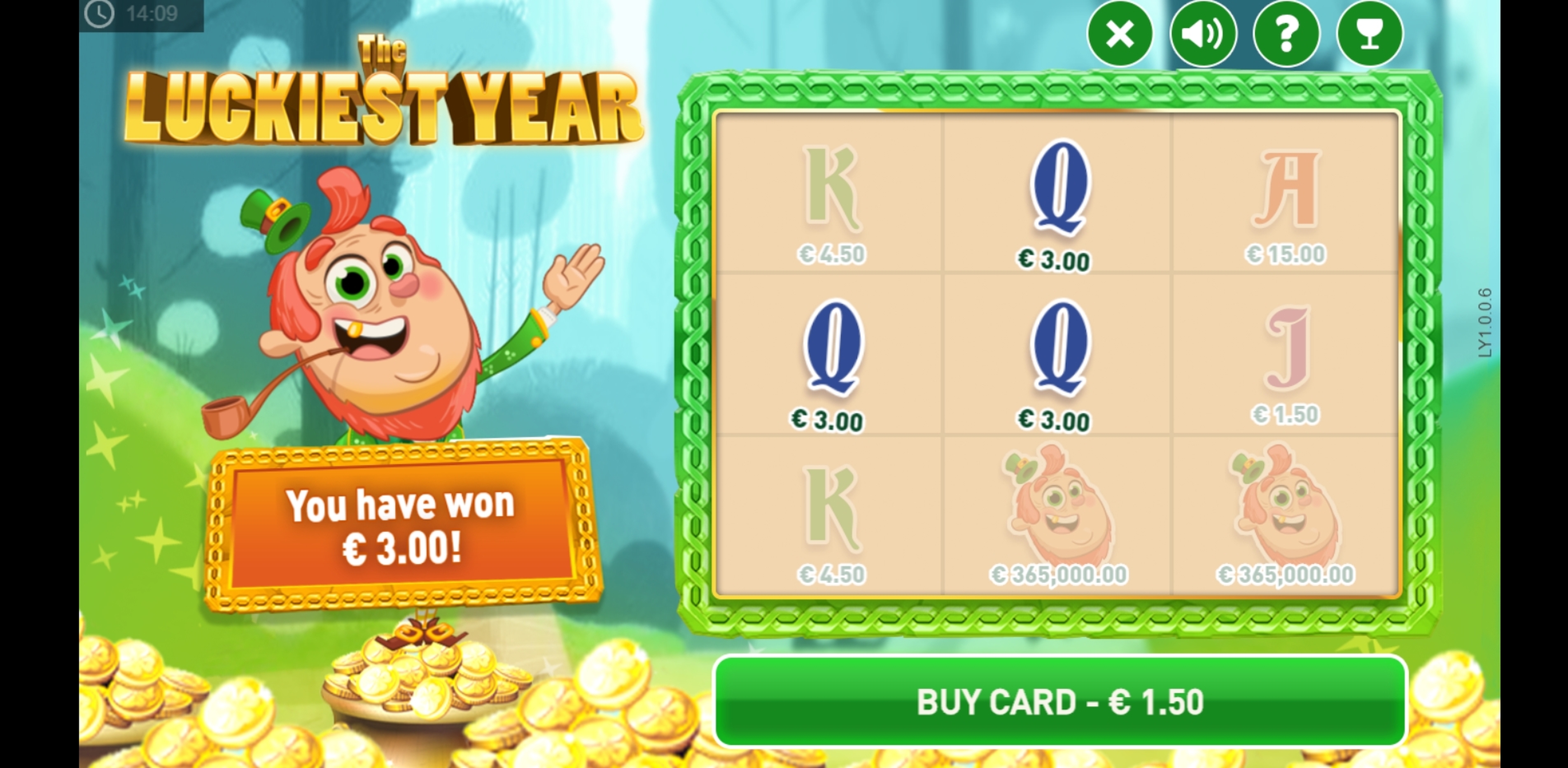 Win Money in The Luckiest Year Scratch Free Slot Game by PariPlay