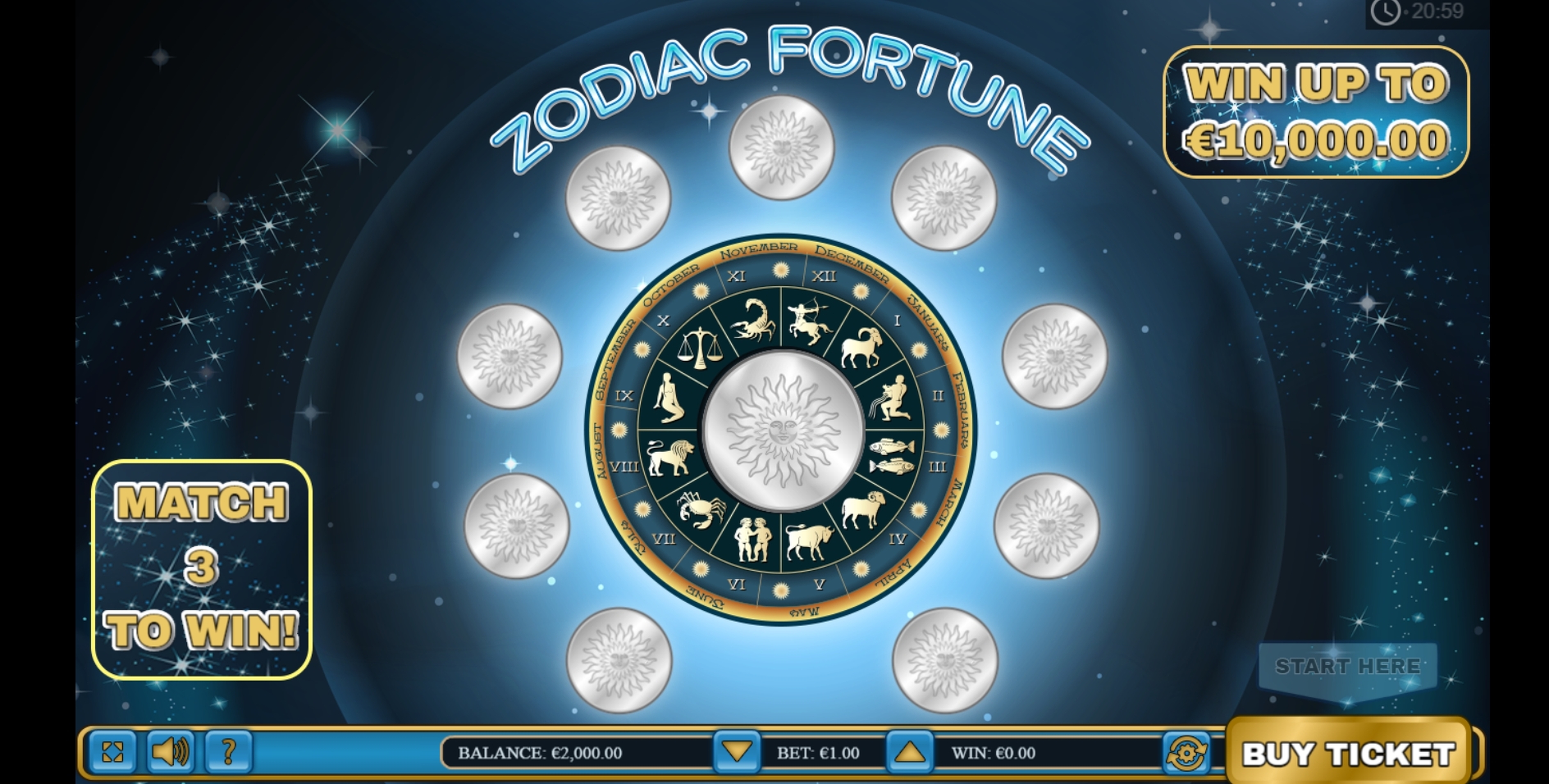 Zodiac Fortune Scratch demo