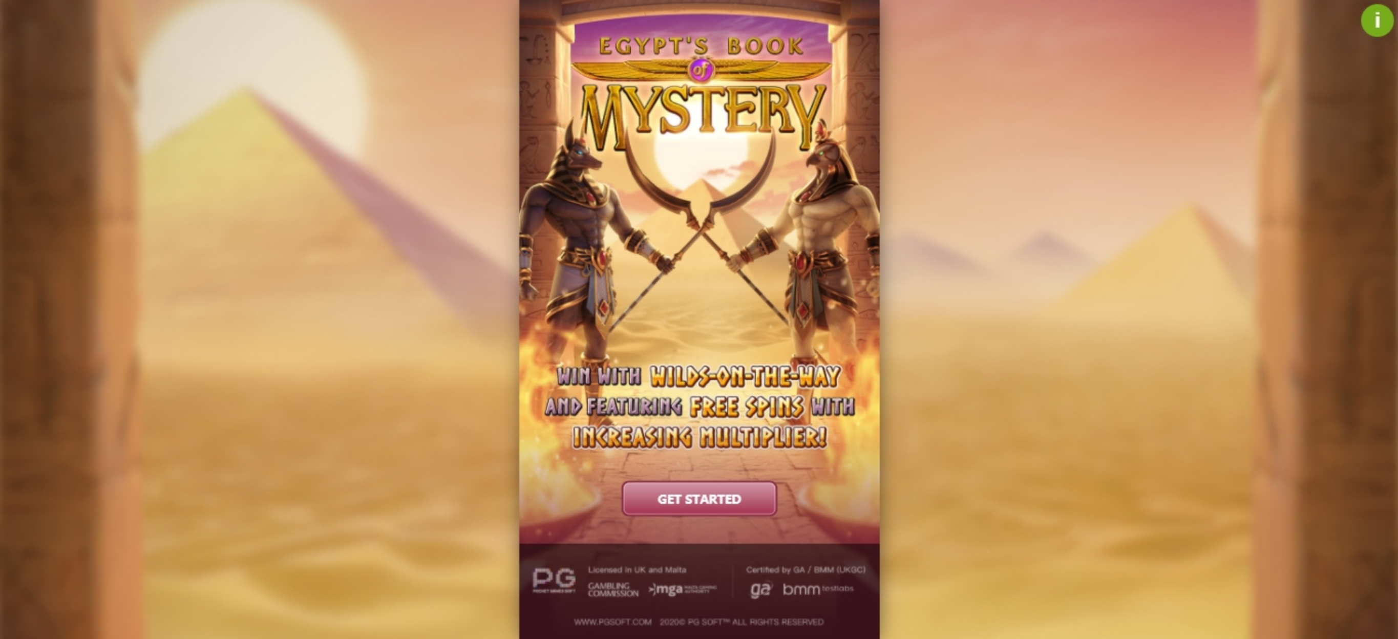 Play Egypts Book of Mystery Free Casino Slot Game by PG Soft
