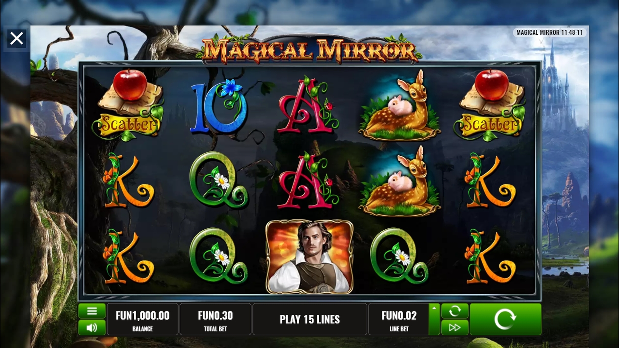 Reels in Magical Mirror Slot Game by Platipus